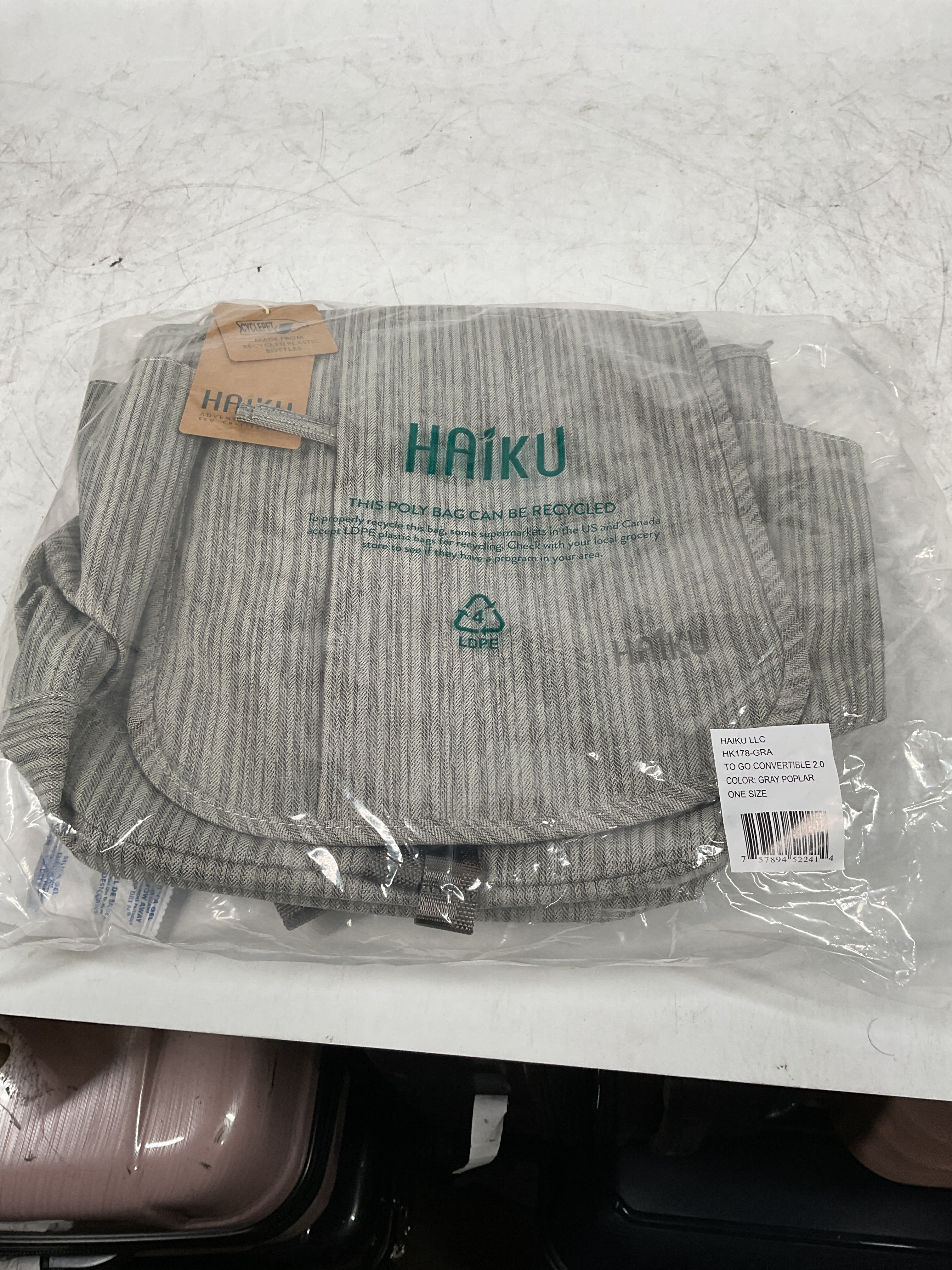 Haiku To Go Convertible 2.0 Gray Poplar One Size U4