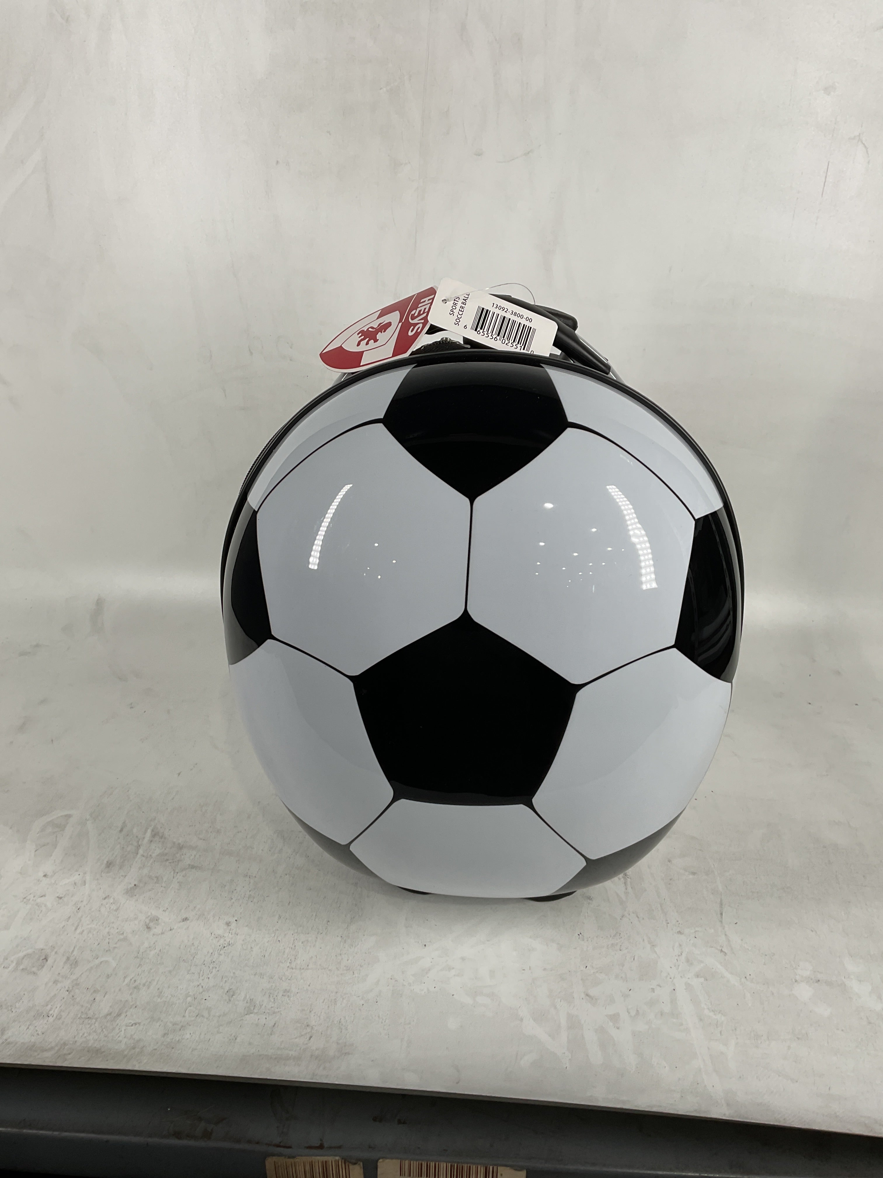 Heys Kids Sports Luggage 16 Inch Wheeled Suitcase for Boys - Hockey Puck Soccer  U2