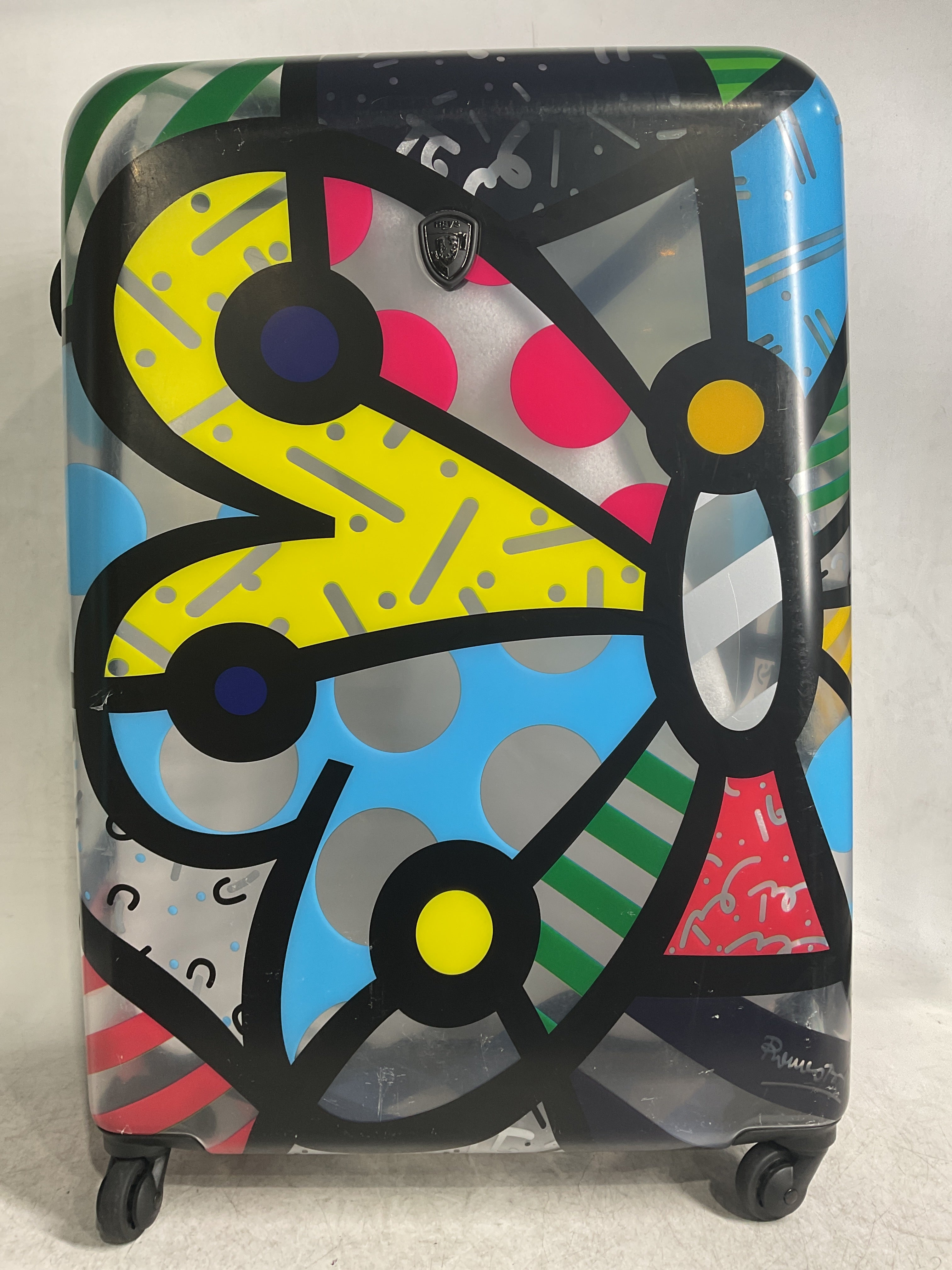 Heys Britto 30" Spinner Luggage Transparent ( Transparent Butterfly ) Transparent Butterfly  U1