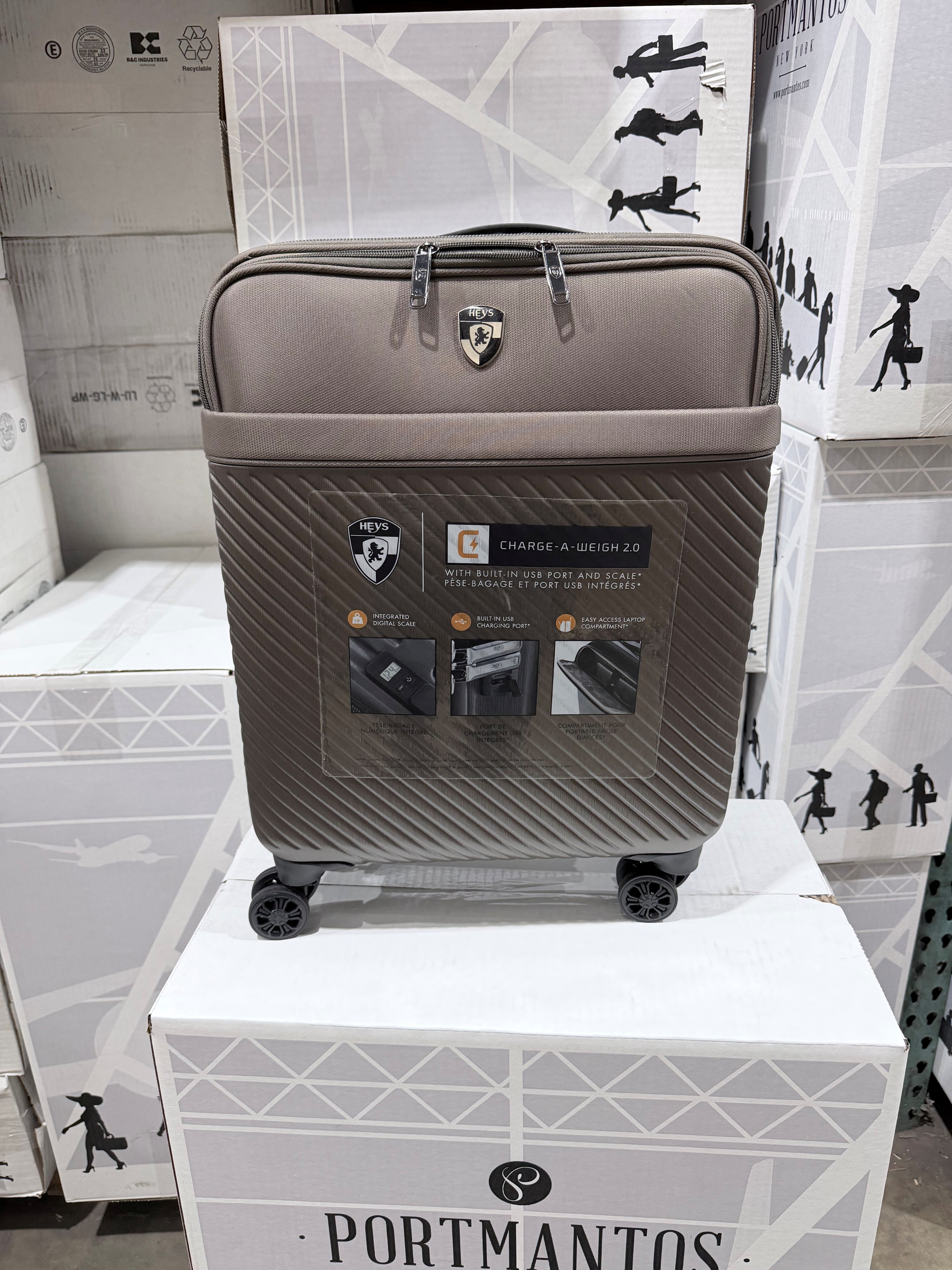Heys America Charge-A-Weigh II Spinner Luggage U2