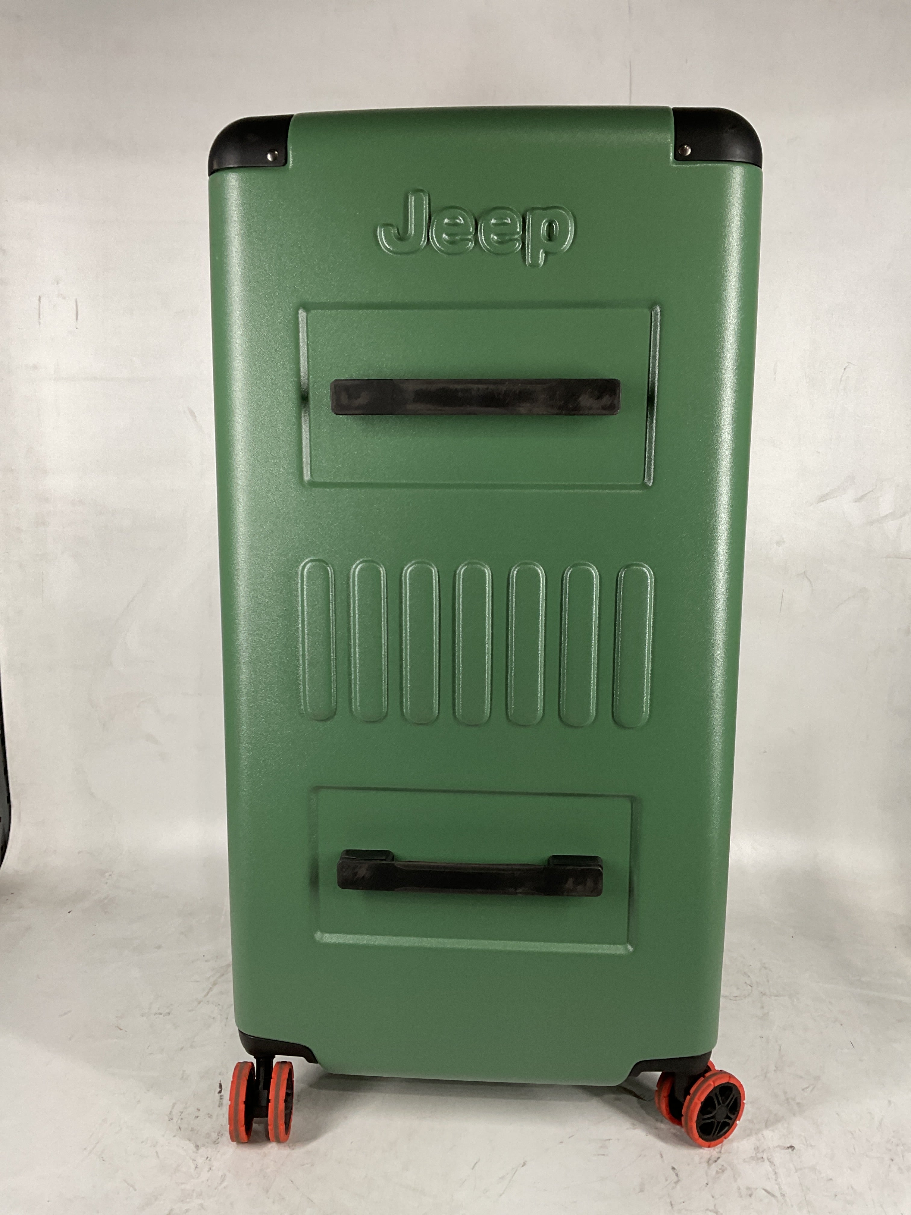Jeep JH002B Hardside Expandable Luggage with Spinner Wheels, Elm Green, Checked-Large 29 Inch Elm Green Checked-Large 29 Inch U1