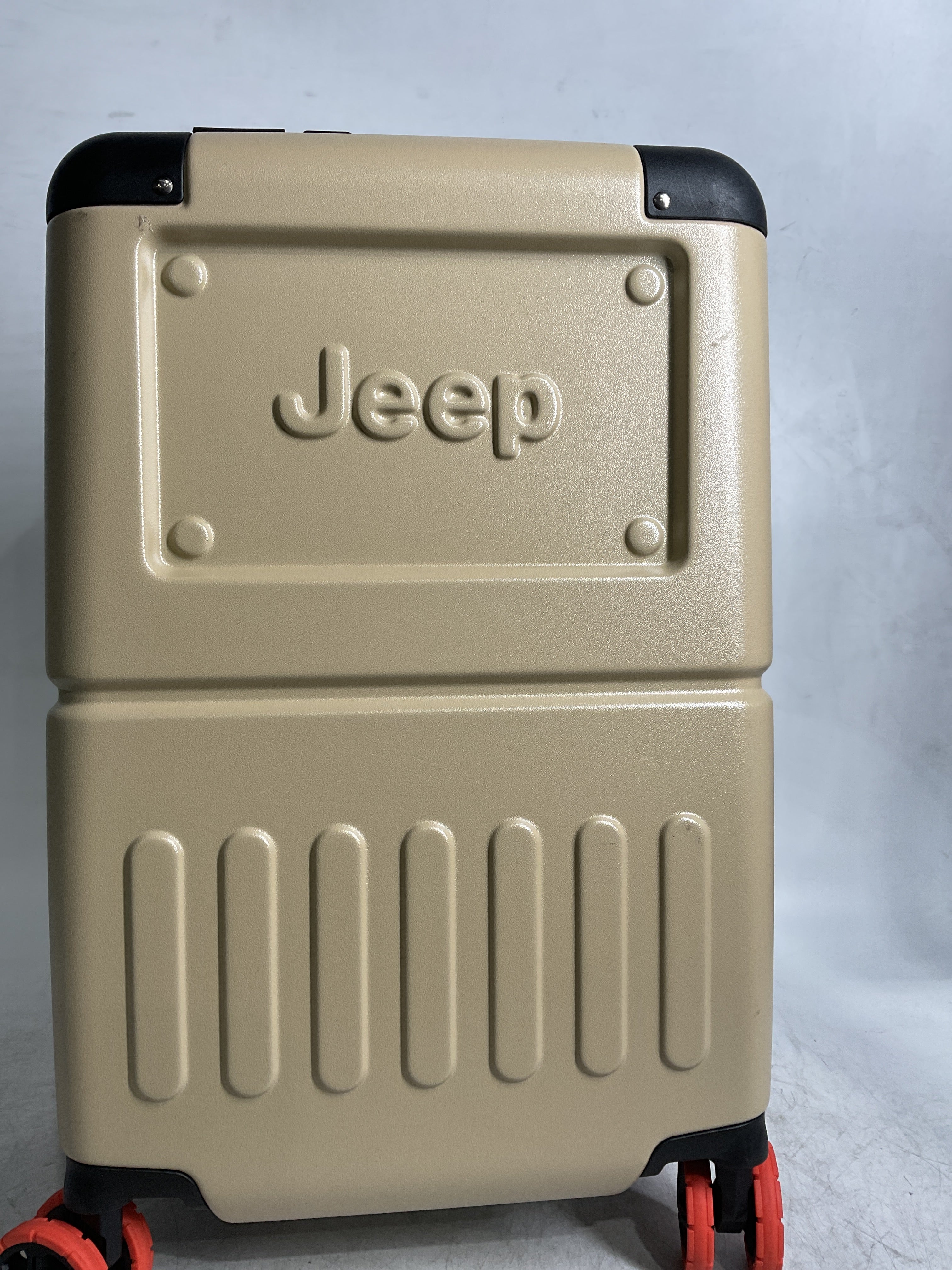 Jeep JH002B Hardside Expandable Luggage with Spinner Wheels ( Warm Sand , Carry-On 19 Inch ) Warm Sand Carry On 19 Inch U1