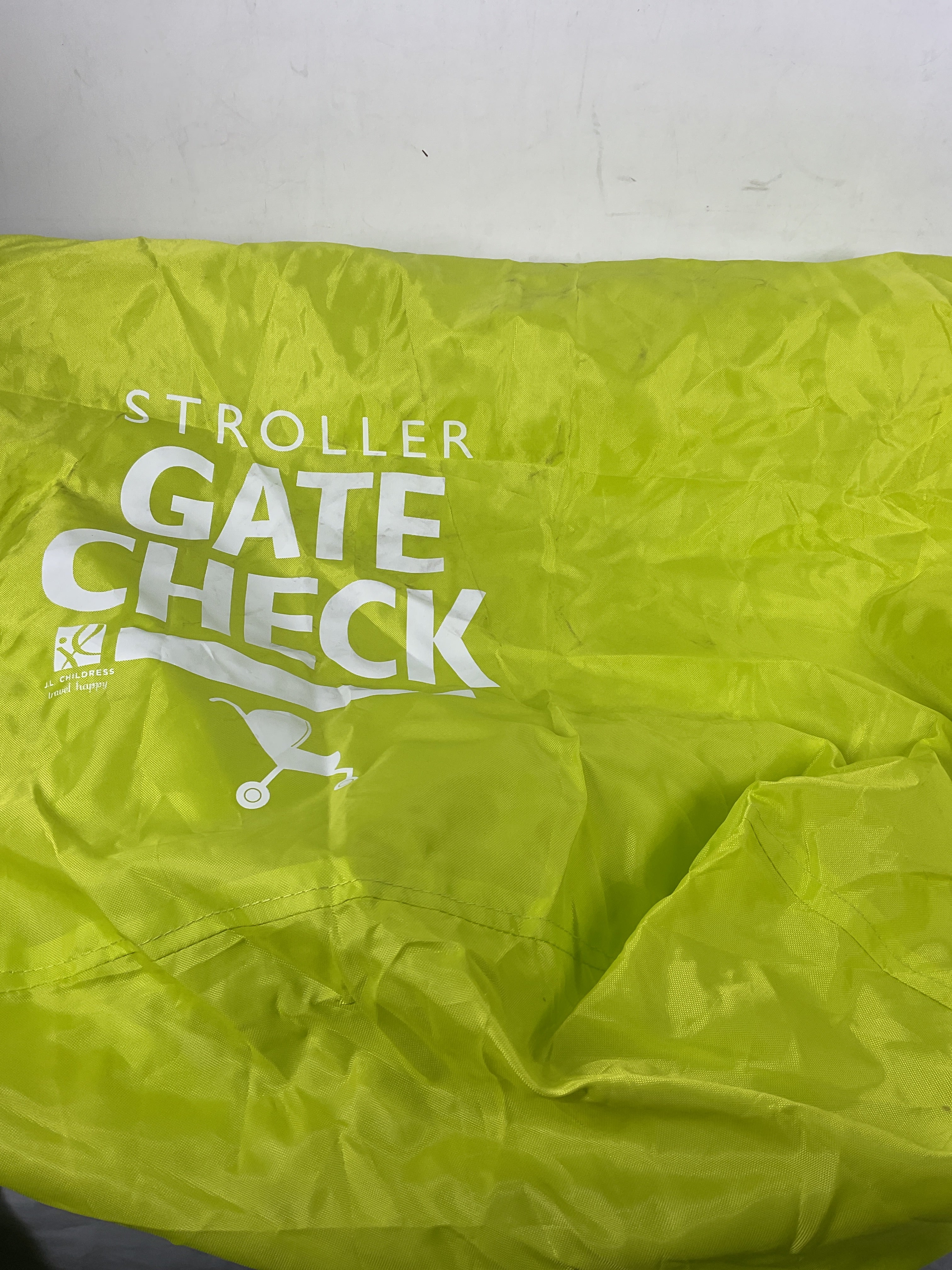 J.L. Childress Gate Check Bag for Single & Double Strollers - Stroller Bag for Airplane - Large Stroller Travel Bag for Airplane - Air Travel Stroller Bag ( Neon Yellow , One Size ) Neon Yellow One Size U1
