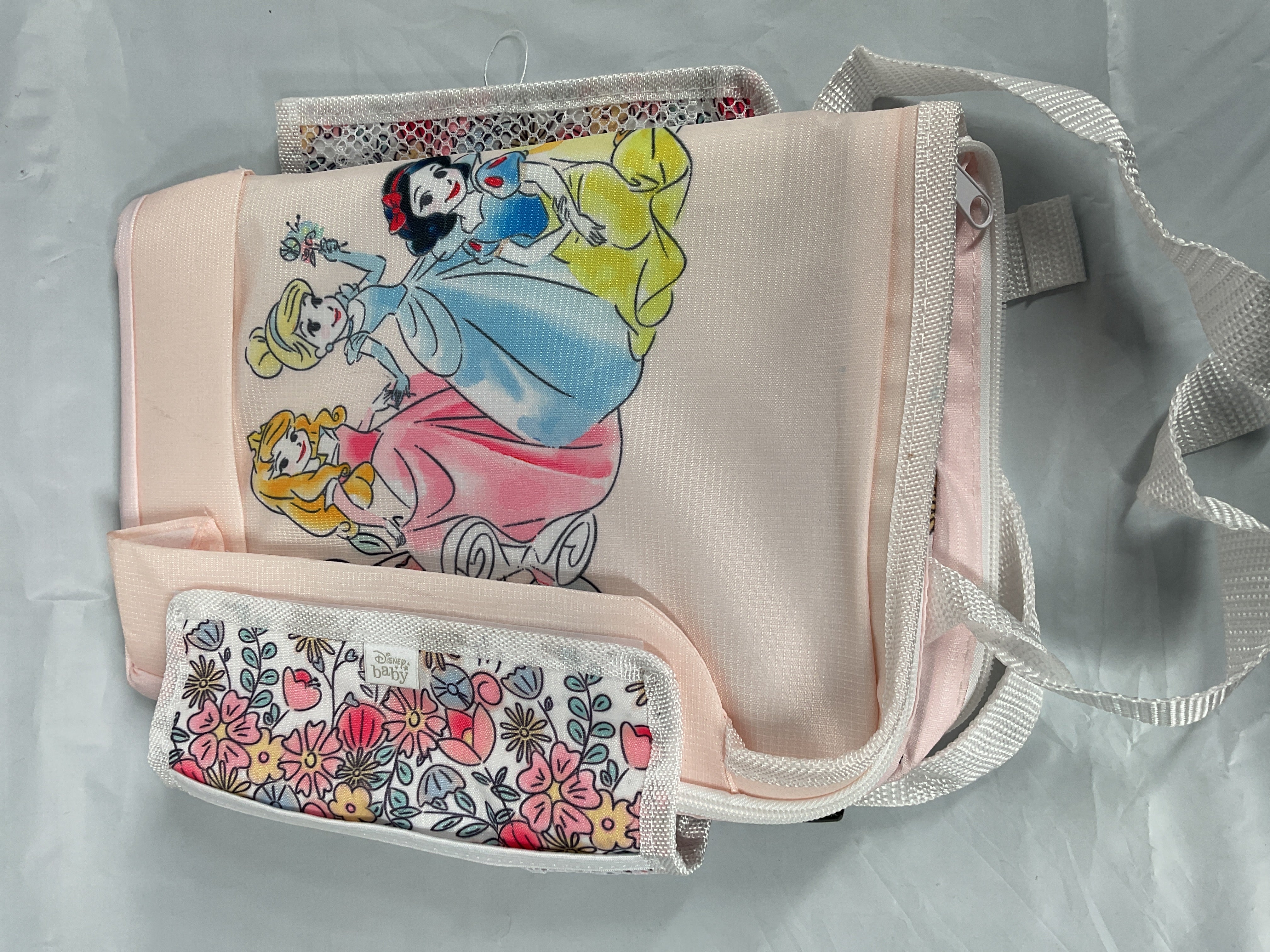 J.L. Childress Disney Baby by 3-in-1 Travel Tray & iPad Tablet Holder, Car Seat Lap Tray for Toddlers & Kids ( Disney Princess , 12x16x3 Inch (Pack of 1) ) Disney Princess 12 X 16 X 3 Inch Pack Of 1 U3