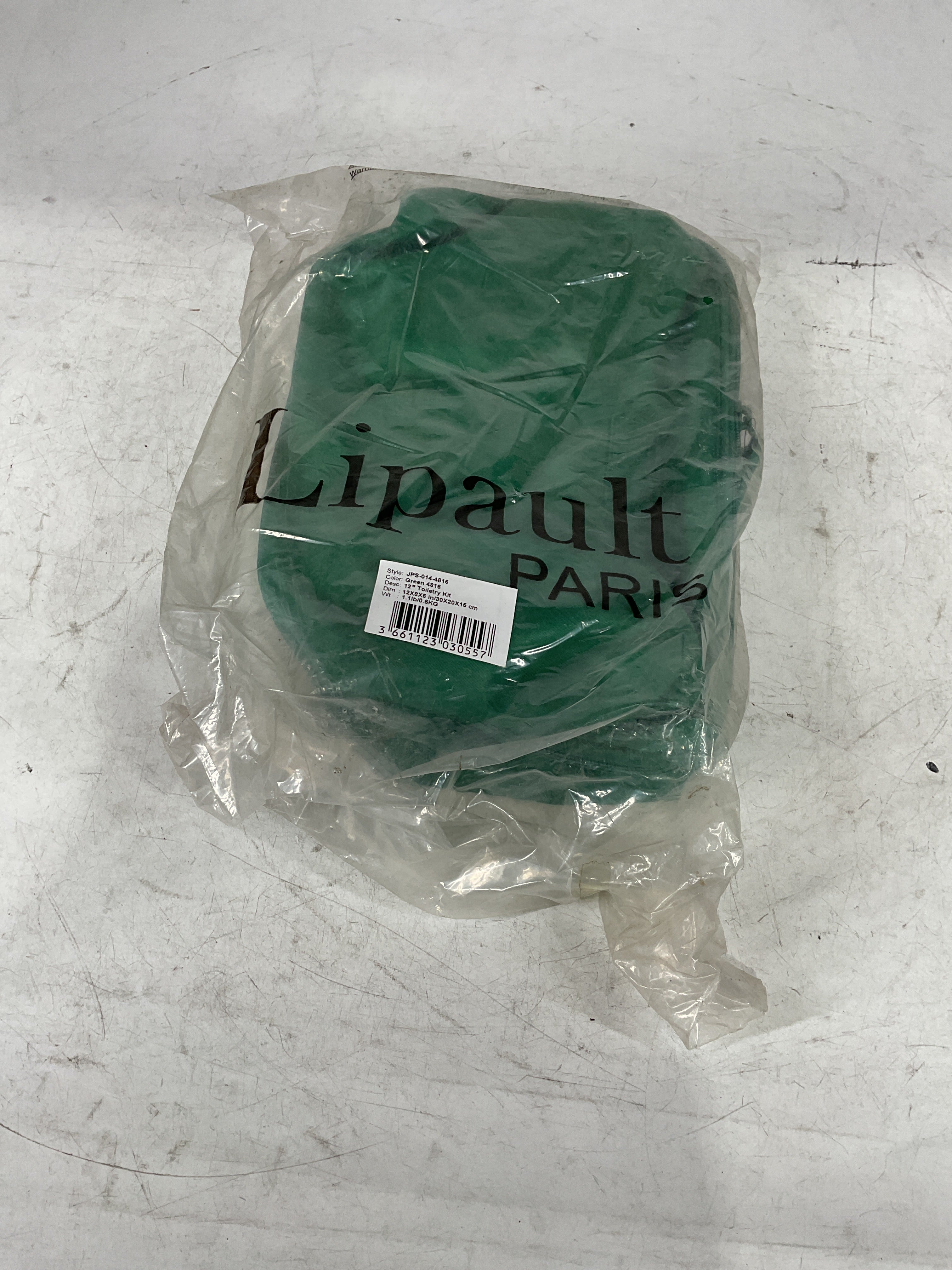 Lipault 12" Toiletry Kit, Green, One Size U1