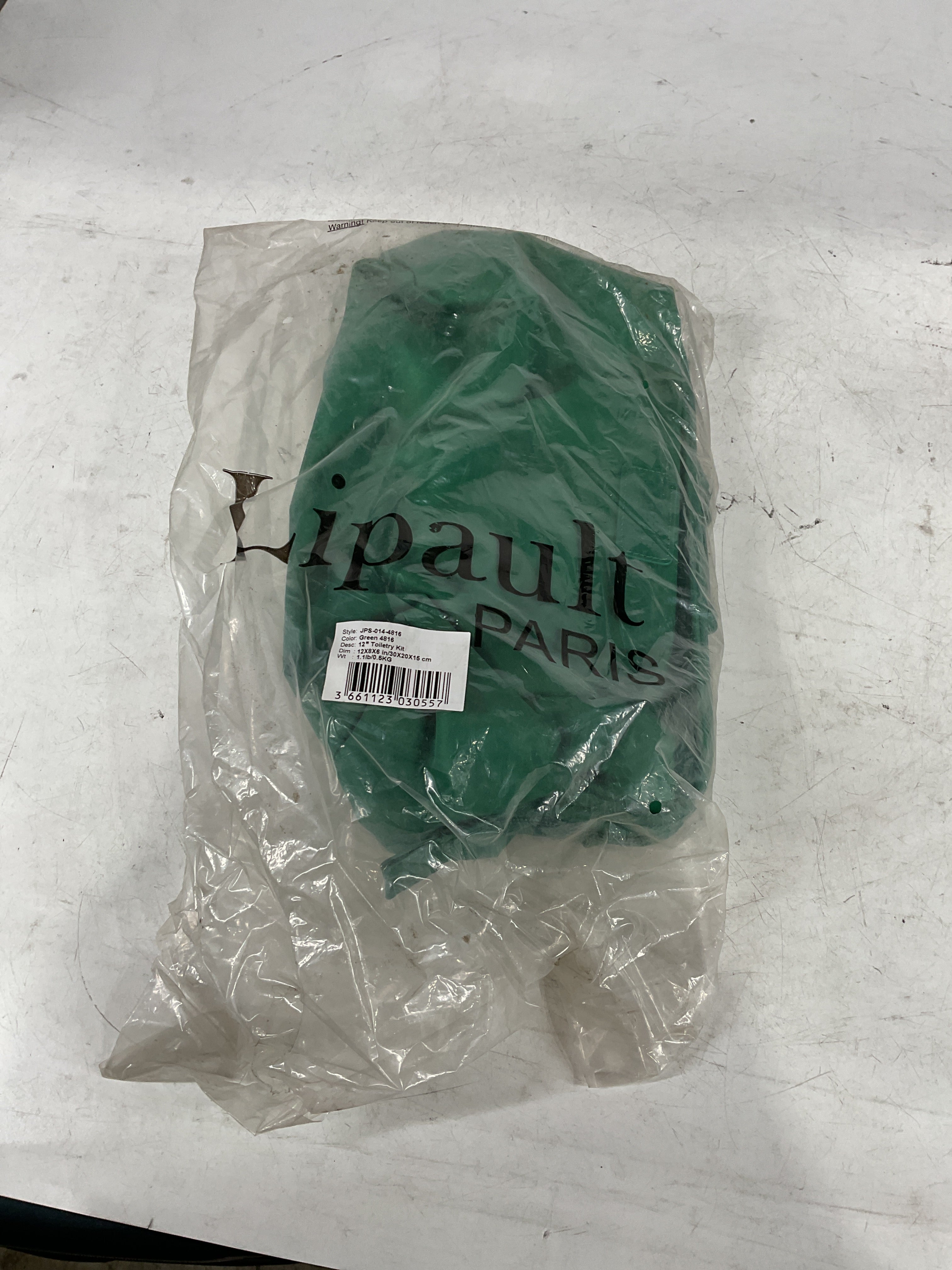 Lipault 12" Toiletry Kit, Green, One Size U3