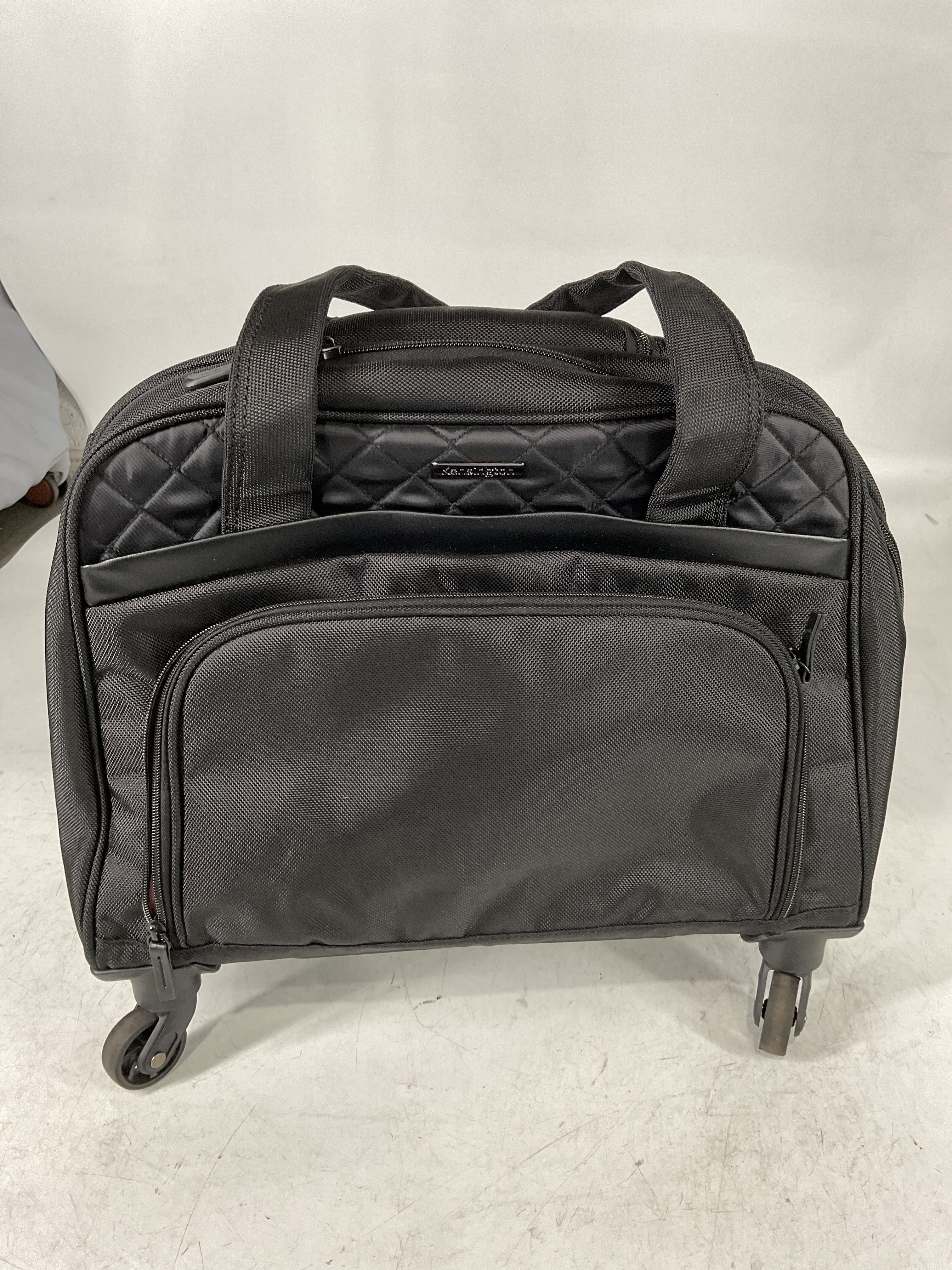 Kensington Contour 2.0 Executive Balance Laptop Spinner — 15.6” (K60380WW),Water Resistant, Black U1