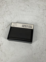 Kenneth Cole Reaction Genuine Leather Trifold Wallet ( Black ) Black  U1