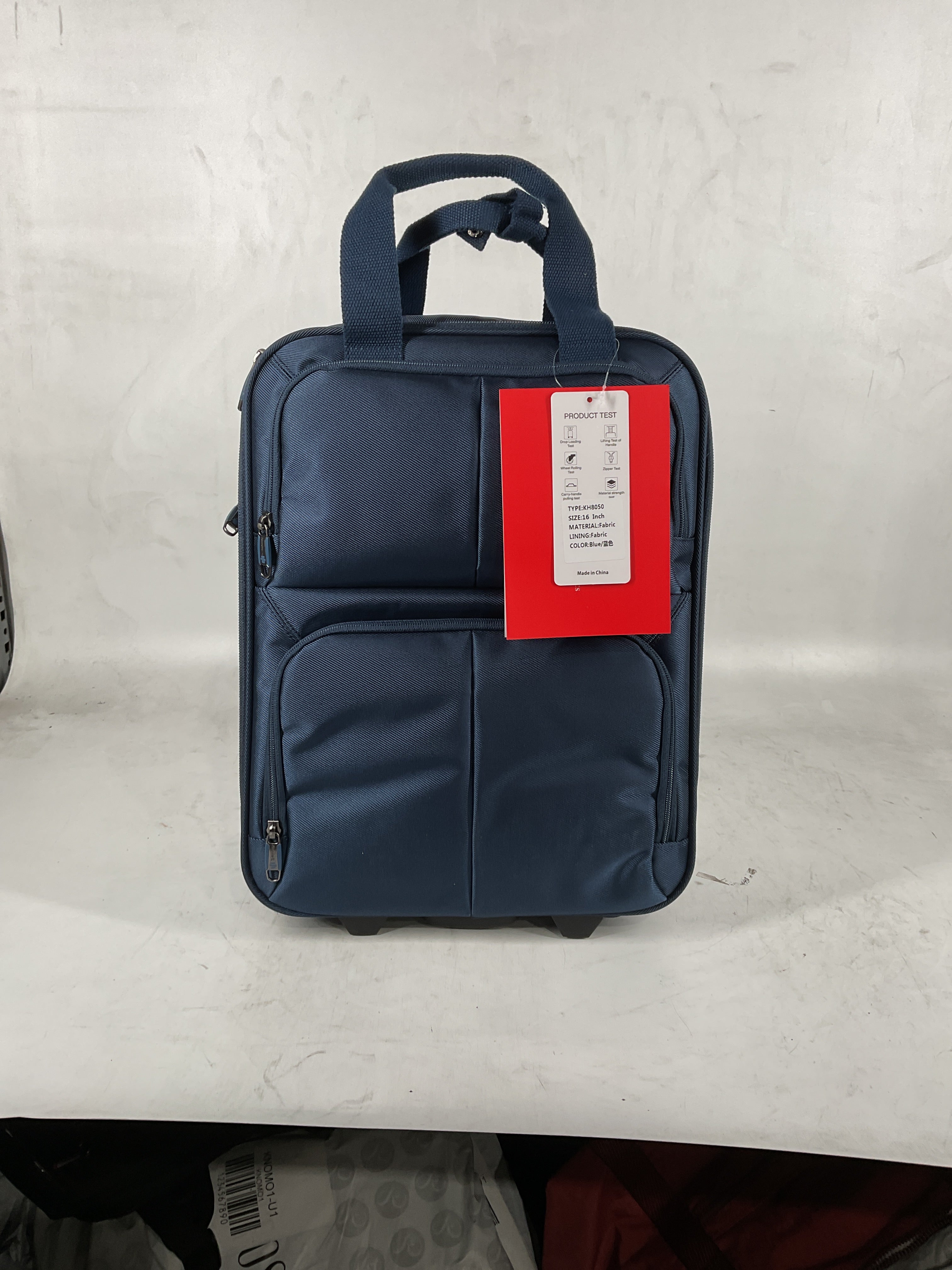 Hanke Softside Expandable Underseat Carry On Bags for Airplanes,Travel Luggage Rolling Bag Personal Item Bag Small Suitcase,Blue,16-Inch Blue Expandable 16-Inch Underseat U1