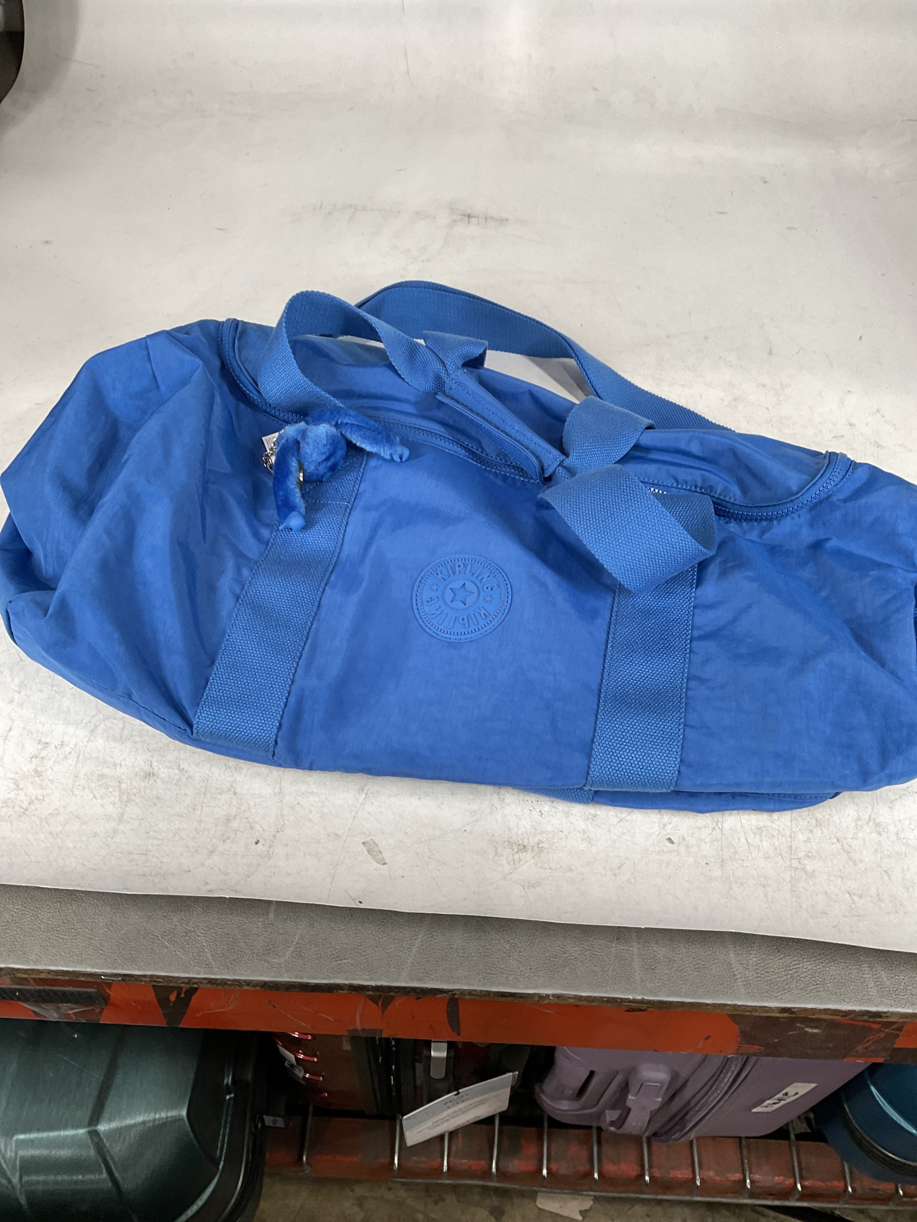 Kipling Women's Argus M Duffle Bag Havana Blue 24.5''L x 13.75''H x 13.75''D U1