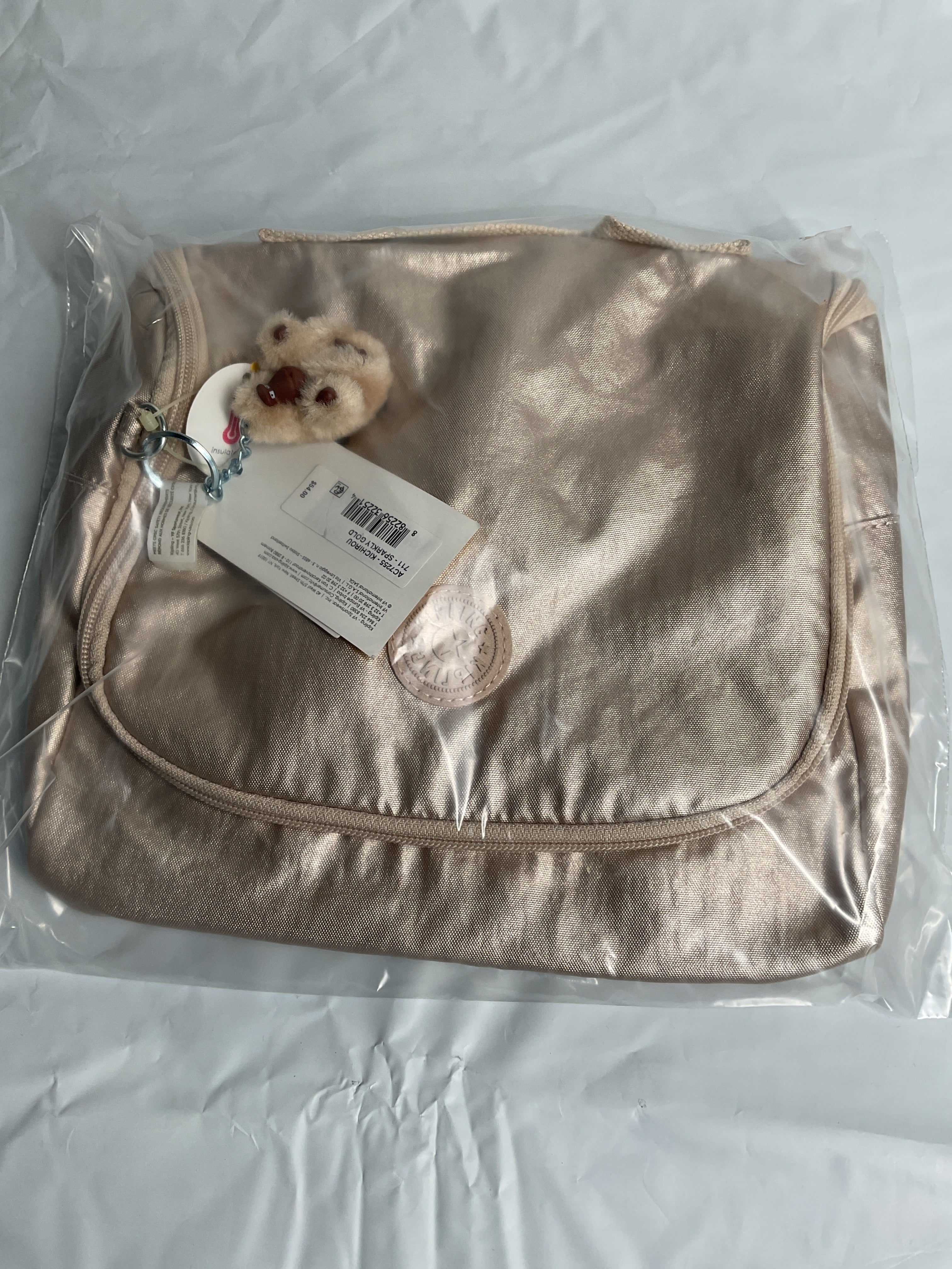 Kipling Kichirou Insulated Lunch Bag ( Gold , One Size ) Gold One Size U1