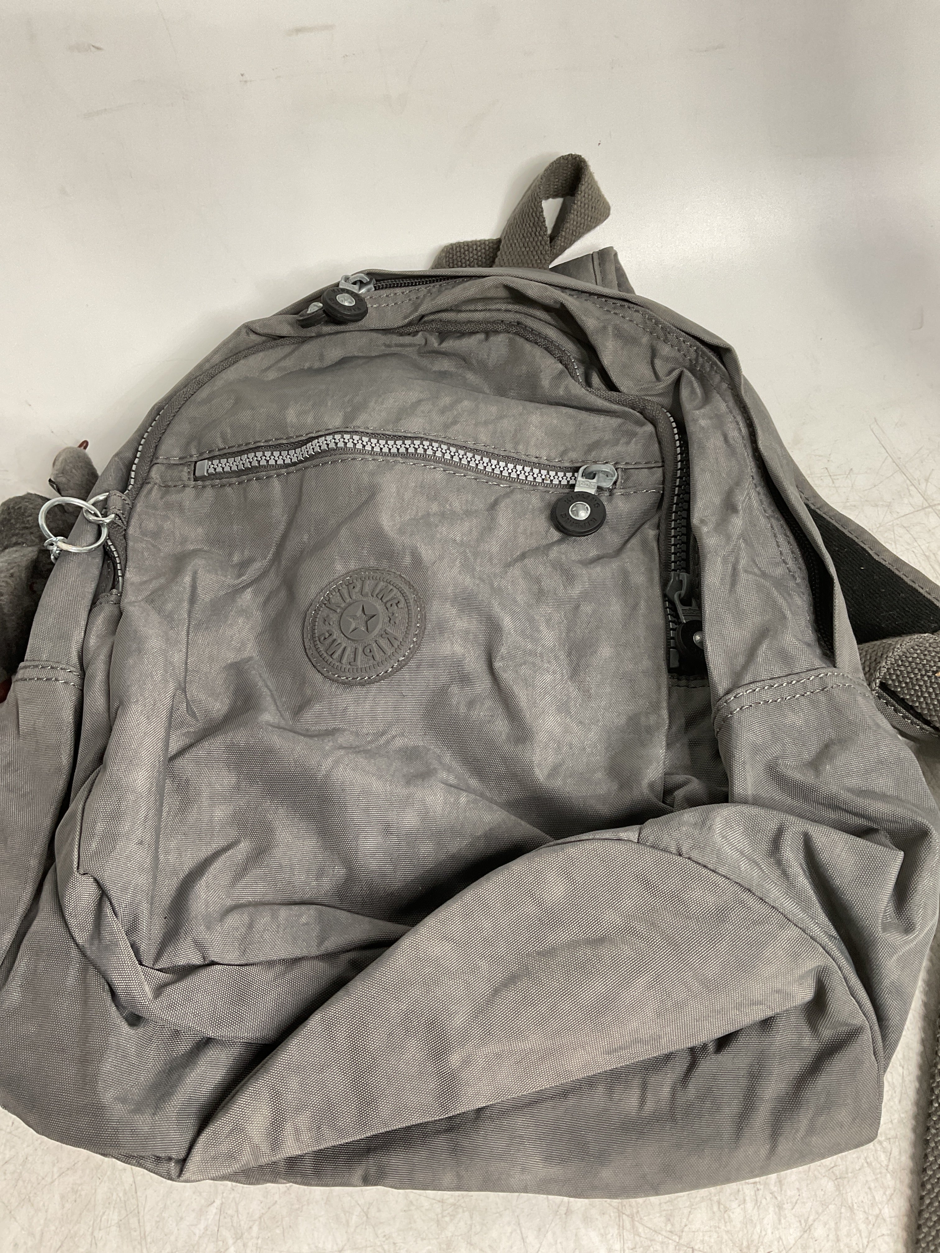 Kipling Challenger Medium Backpack ( Dusty Grey , One Size ) Dusty Grey One Size U1