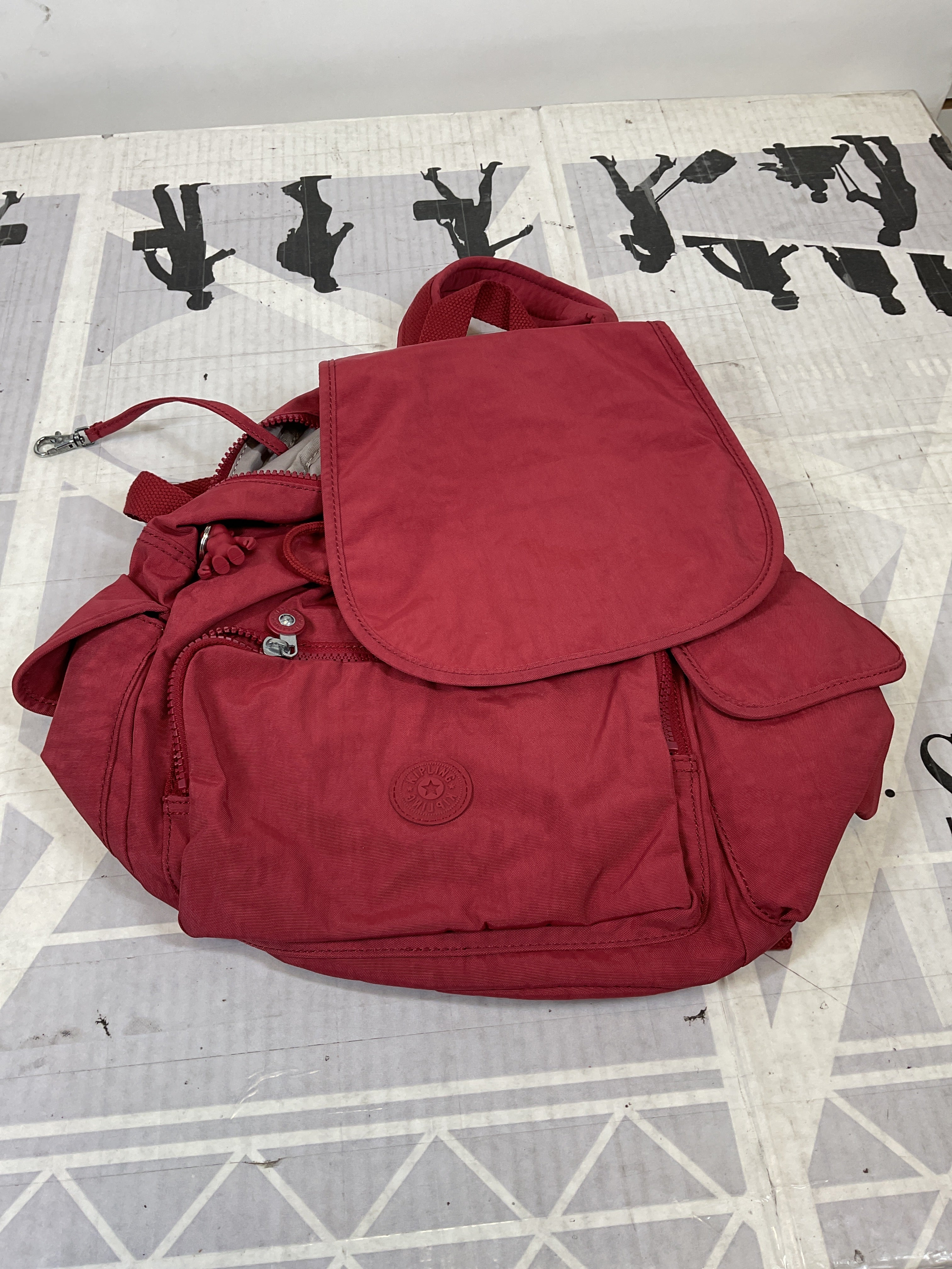 Kipling City Pack ( Brick Red Rm , One Size ) Brick Red Rm One Size U6