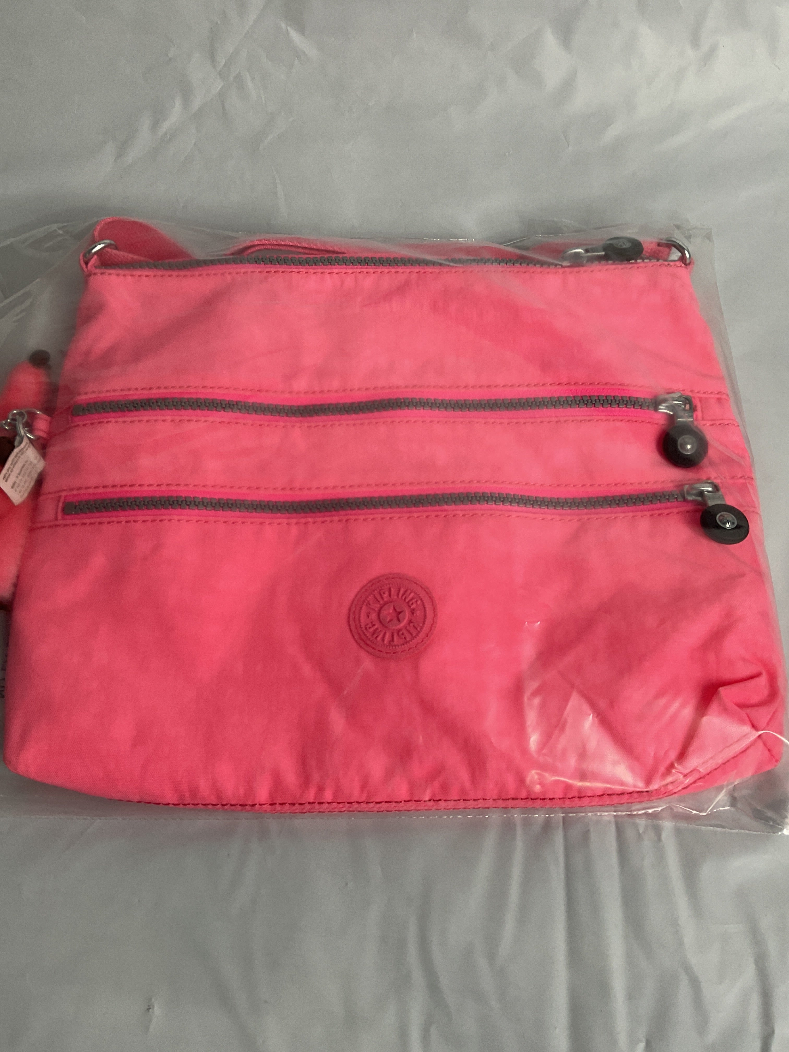 Kipling Women's Alvar Solid Crossbody Bag ( Conversation Heart Pink , One Size ) Conversation Heart Pink One Size U1