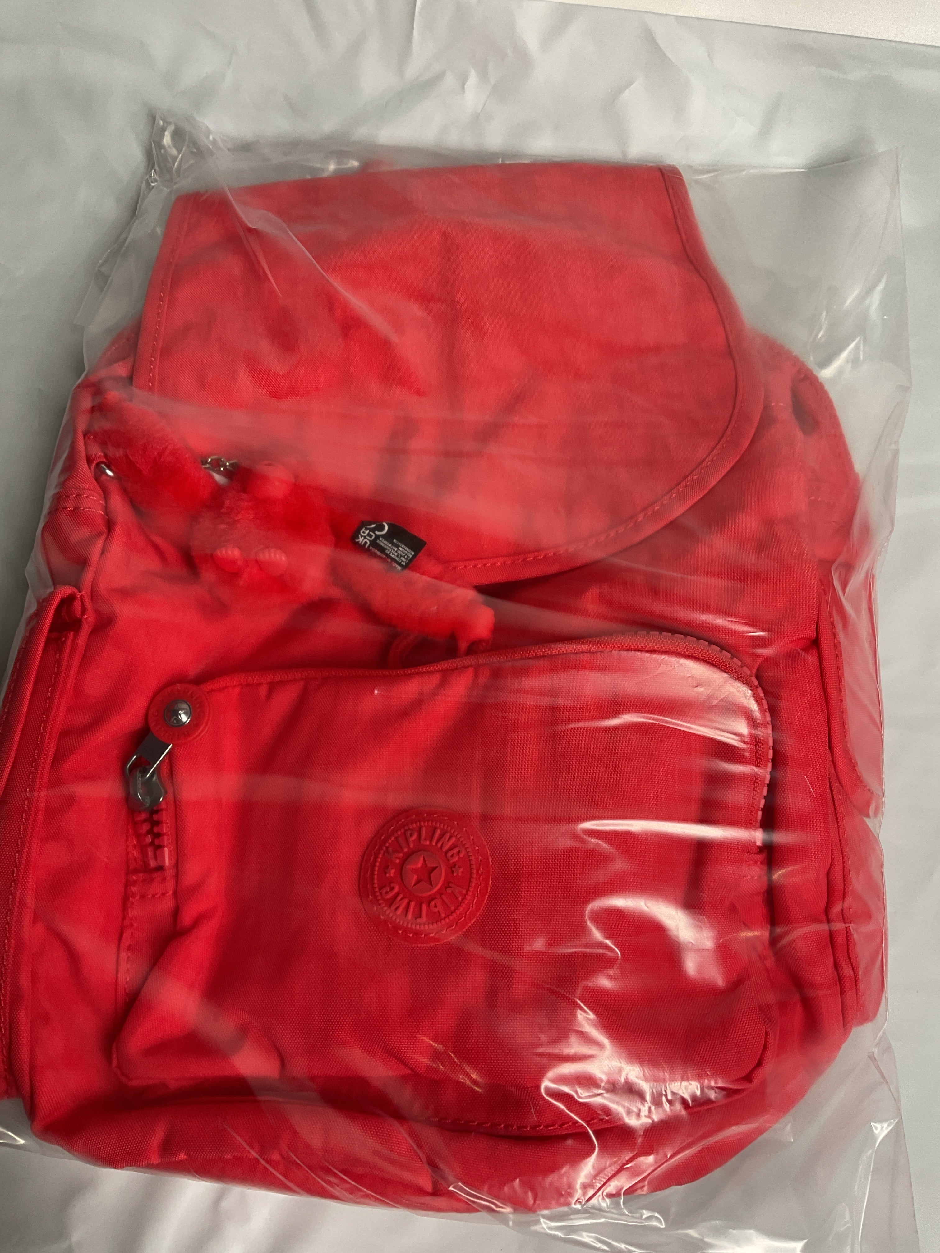Kipling Women's City Pack Small Backpack ( Escape Red , 10.75"L x 13.25"H x 7.5"D ) Escape Red 10 75 L X 13 25 H X 7 5 D U1