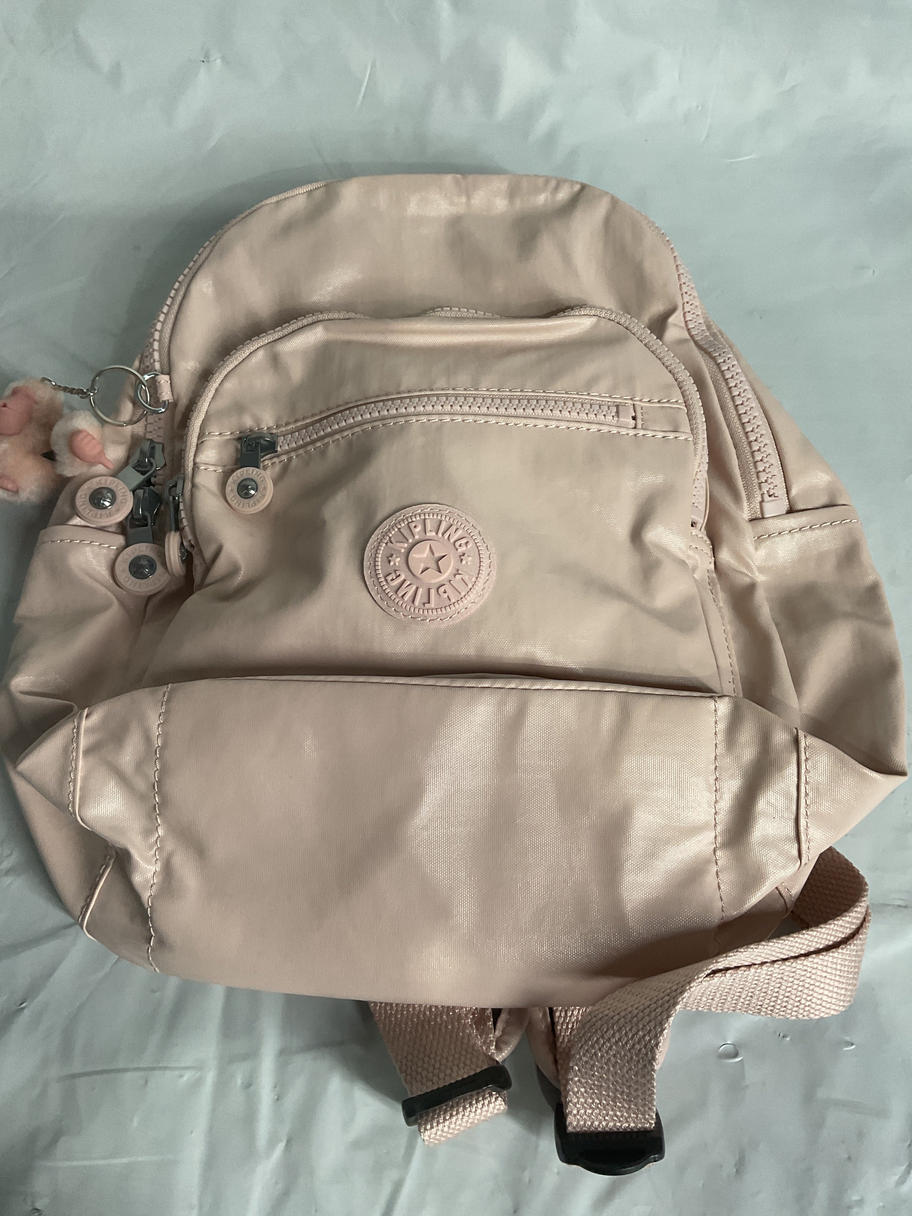 Kipling Seoul Go Small Laptop Backpack ( Pink Shine , One Size ) Pink Shine One Size U1