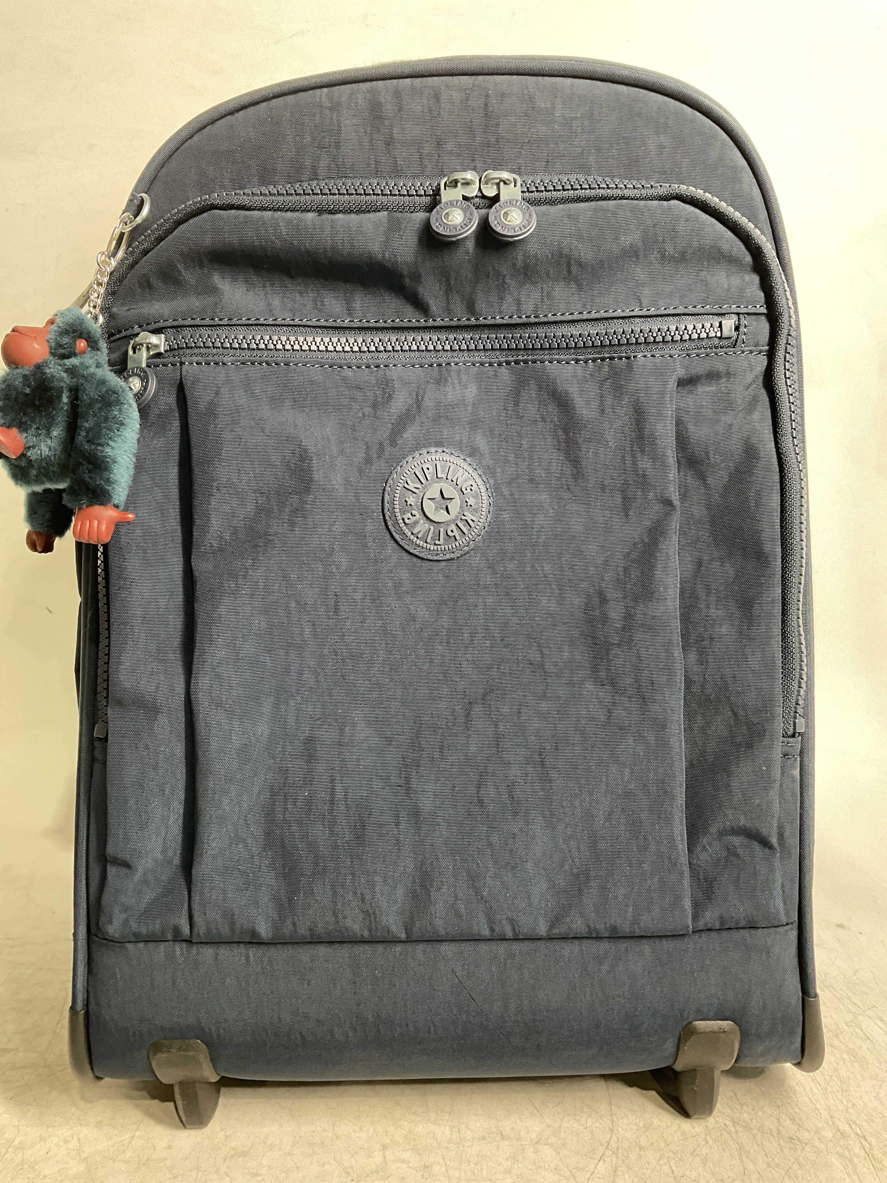 Kipling Gaze Large Rolling Backpack ( True Blue Tonal , 8.25"L x 17.25"H x 12.25"D ) True Blue Tonal 8 25 L X 17 25 H X 12 25 D U1