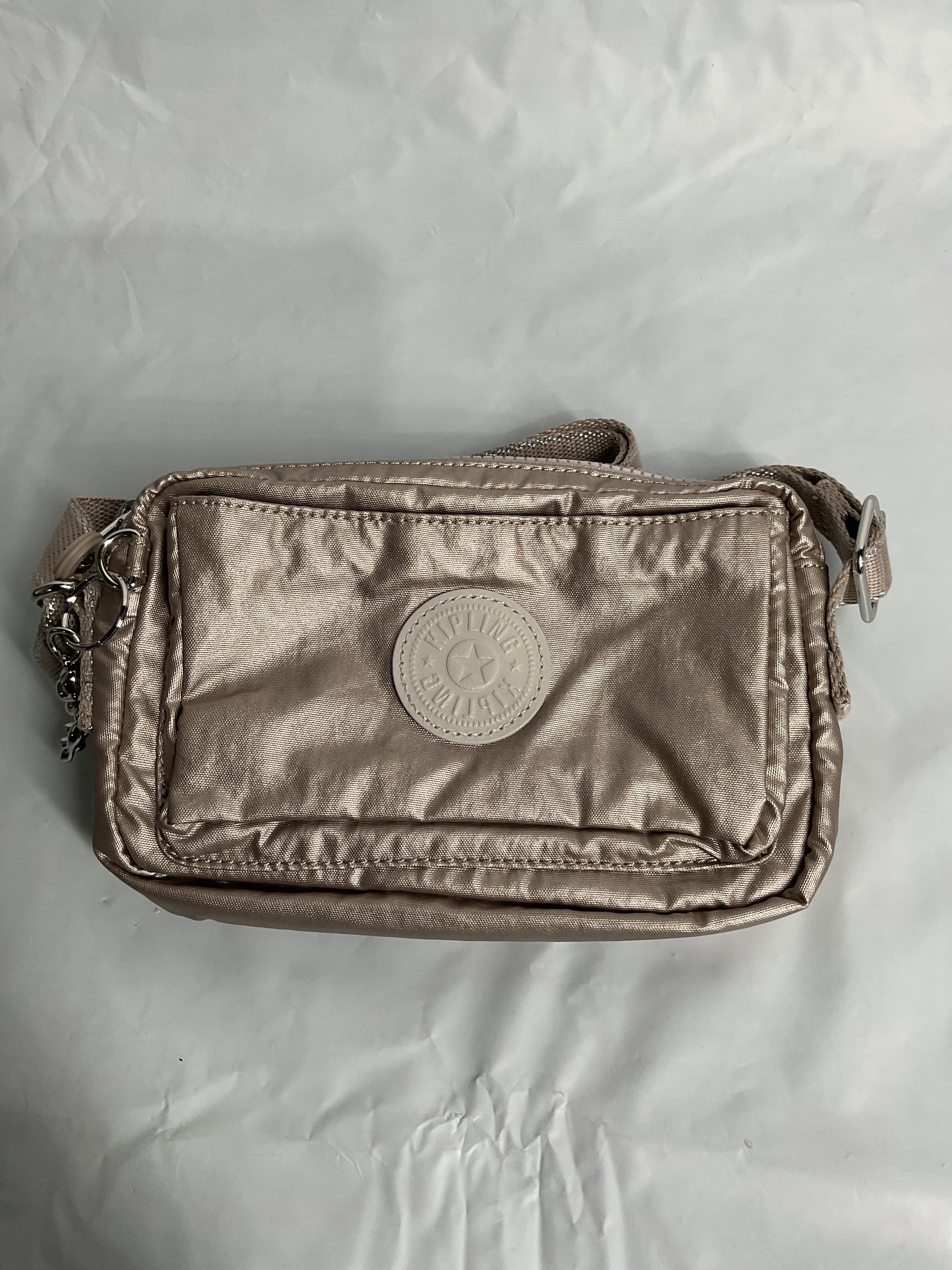 Kipling Abanu Multi Convertible Crossbody Bag ( Metallic Glow , One Size ) Metallic Glow One Size U1
