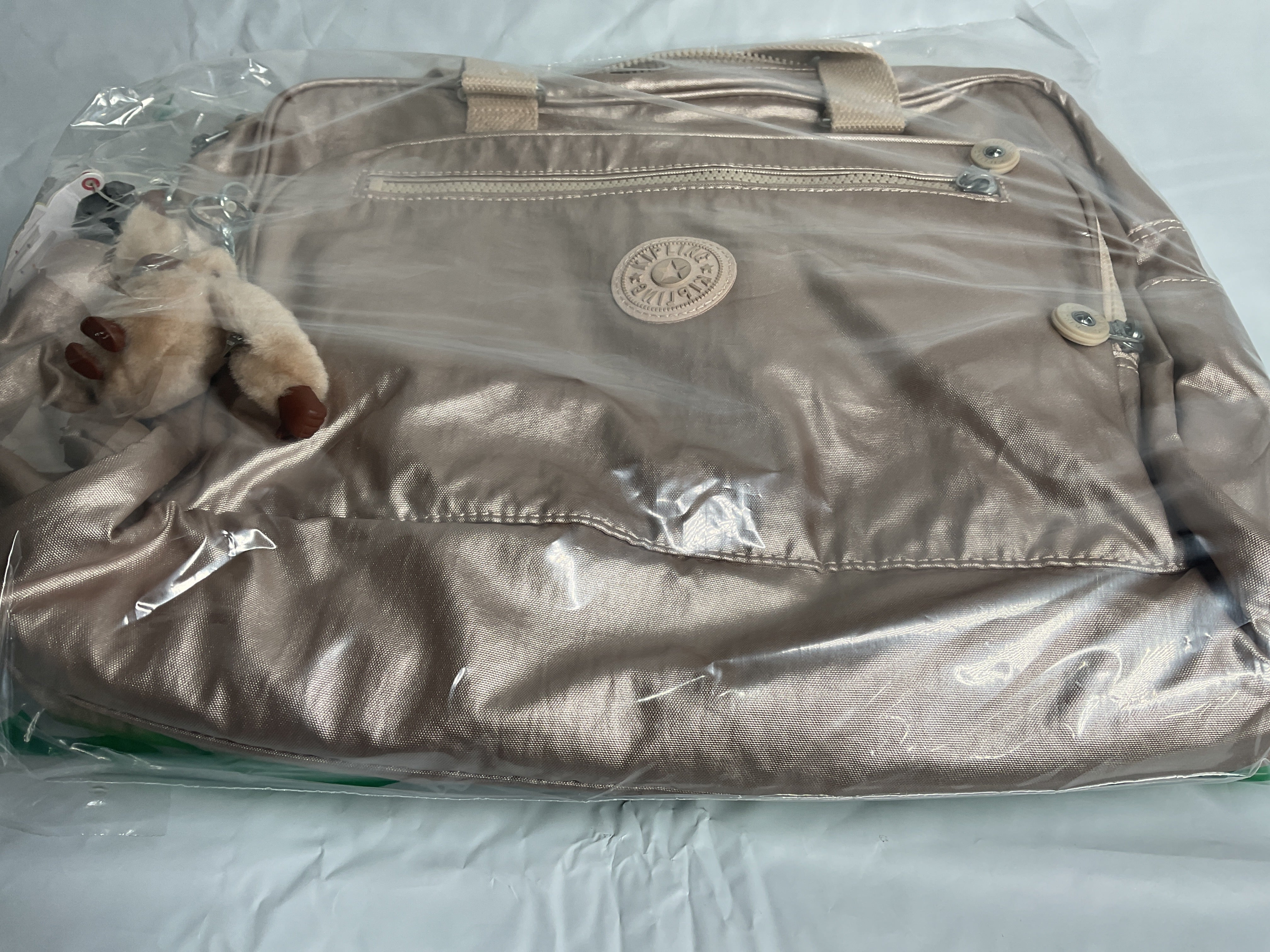 Kipling Alanna Babybag ( Sparkly Gold , One Size ) Sparkly Gold One Size U1