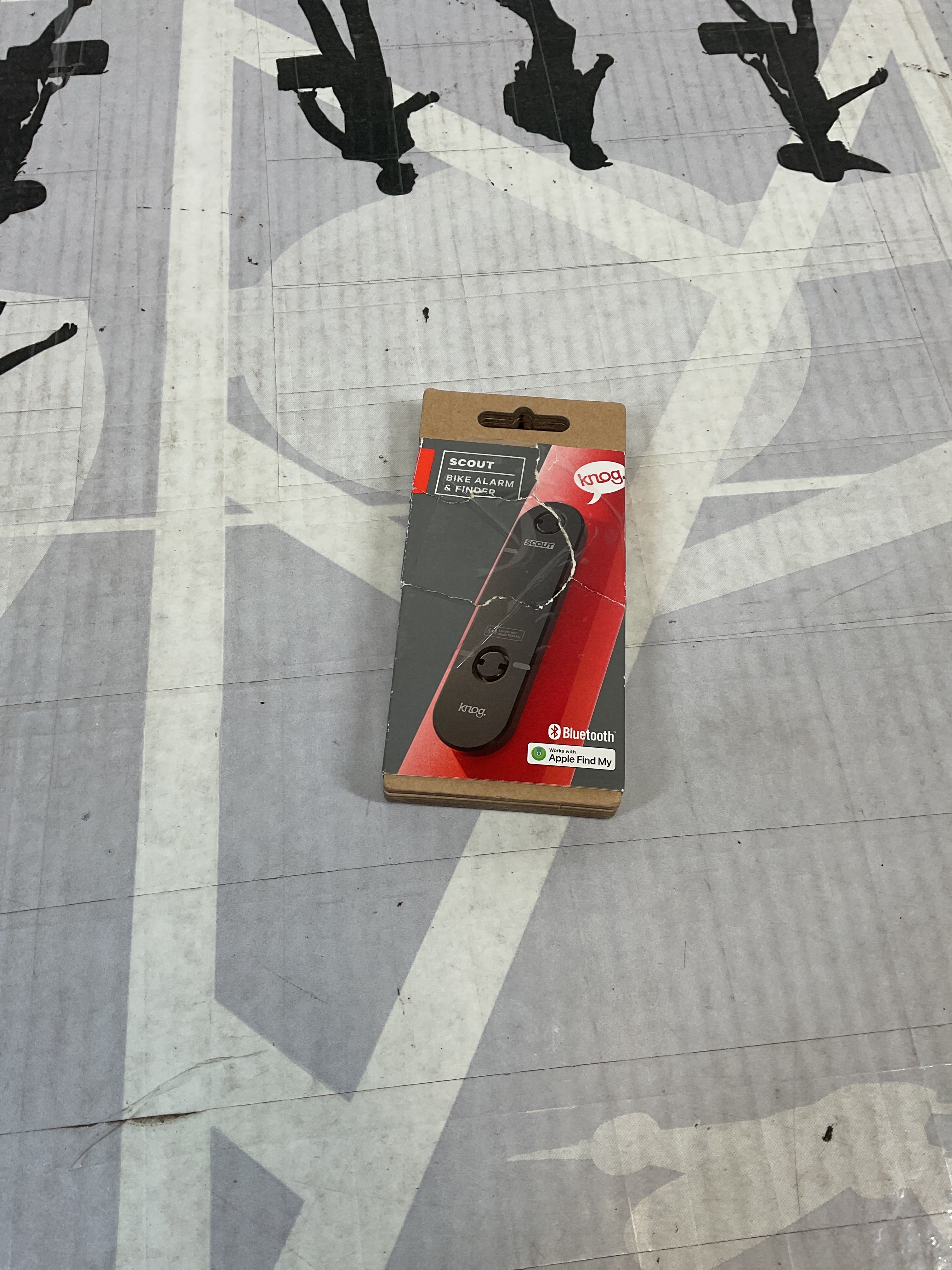 Knog Scout Bike Alarm & Finder, Apple Find My Bicycle Tracker Black One Size U1