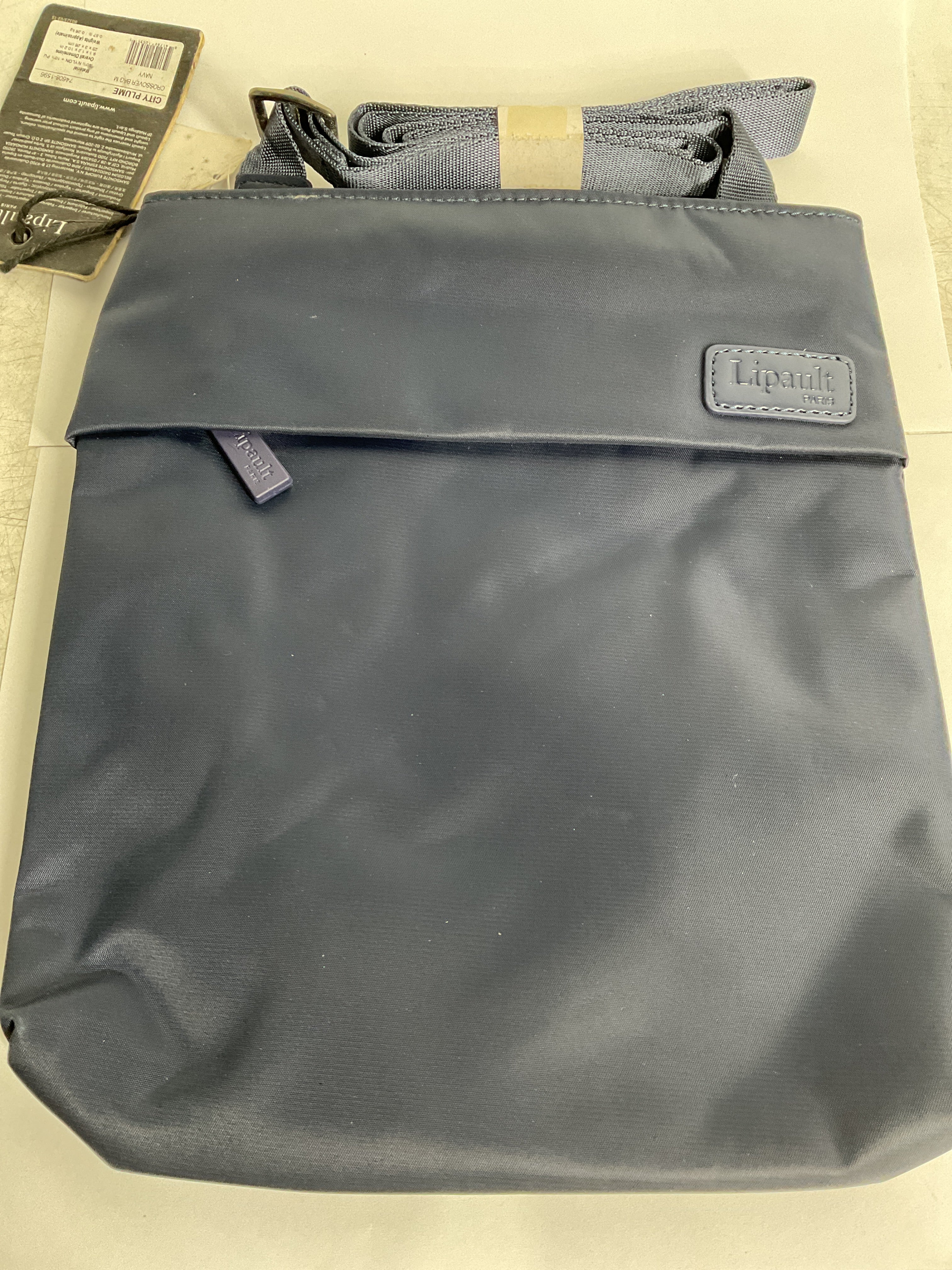 Lipault City Plume Medium Crossover Bag ( Navy , One Size ) Navy One Size U1