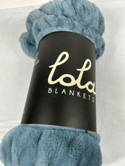 Lola Blankets blue baby 30*36 95% Vegan Polyester 5% Spandex U1