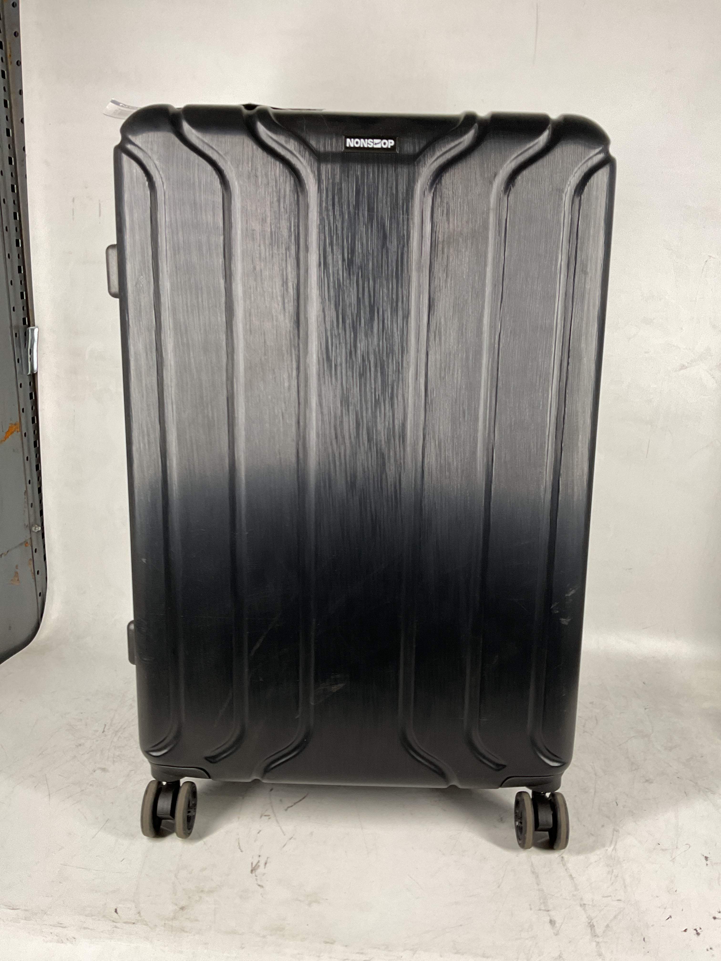 NONSTOP NEW YORK Luggage Expandable Spinner Wheels hard side shell Travel Suitcase Set 3 Piece Lightweight, TSA Lock, Double USB Port + 2 packing cubes Black 3 Piece Set 20 24 28 U33