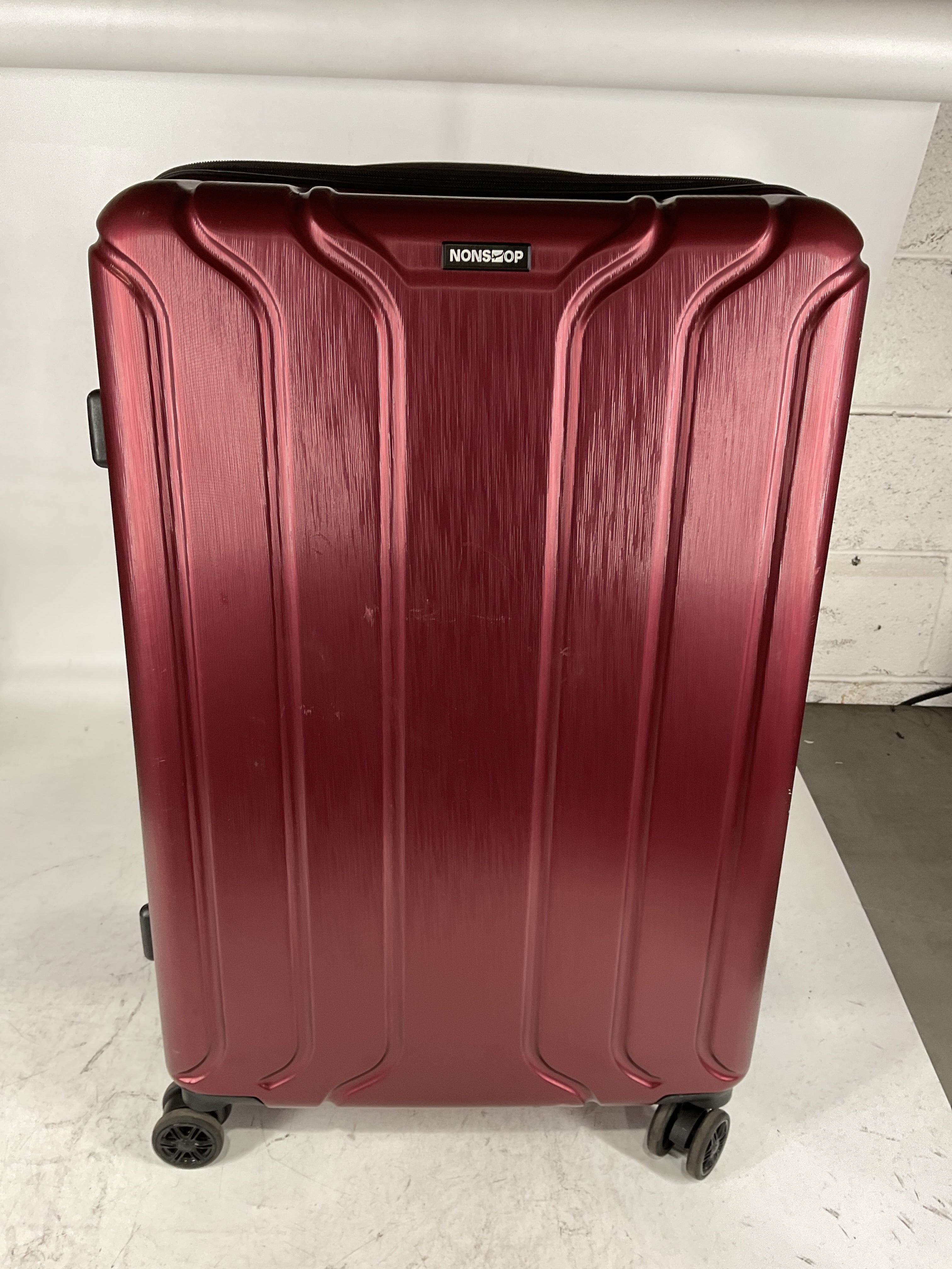 NONSTOP NEW YORK Luggage Expandable Spinner Wheels hard side shell Travel Suitcase Set 3 Piece Lightweight, TSA Lock, Double USB Port + 2 packing cubes U6