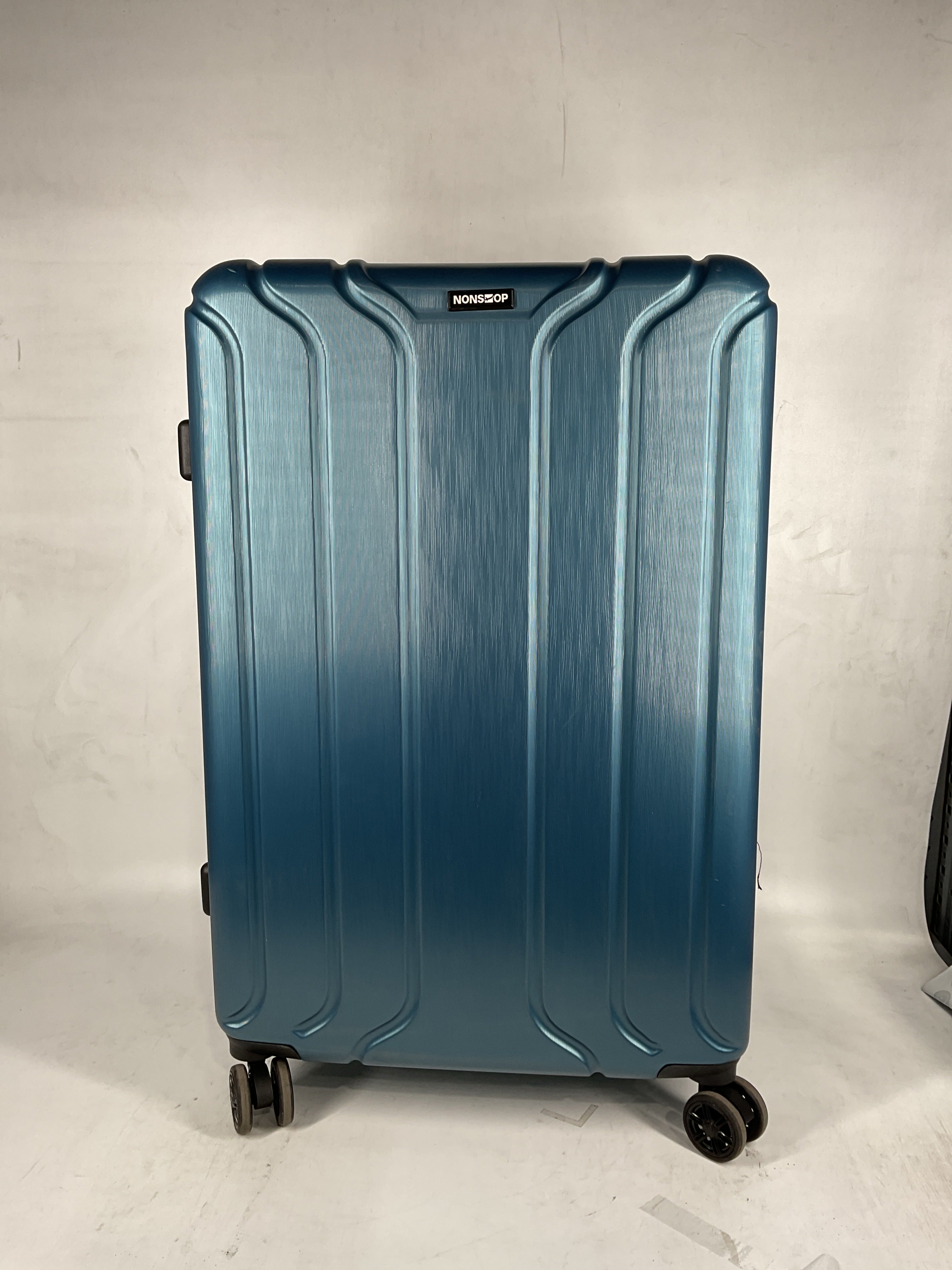 NONSTOP NEW YORK Luggage Expandable Spinner Wheels hard side shell Travel Suitcase Set 3 Piece Lightweight, TSA Lock, Double USB Port + 2 packing cubes Teal 3 Piece Set 20 24 28 U10