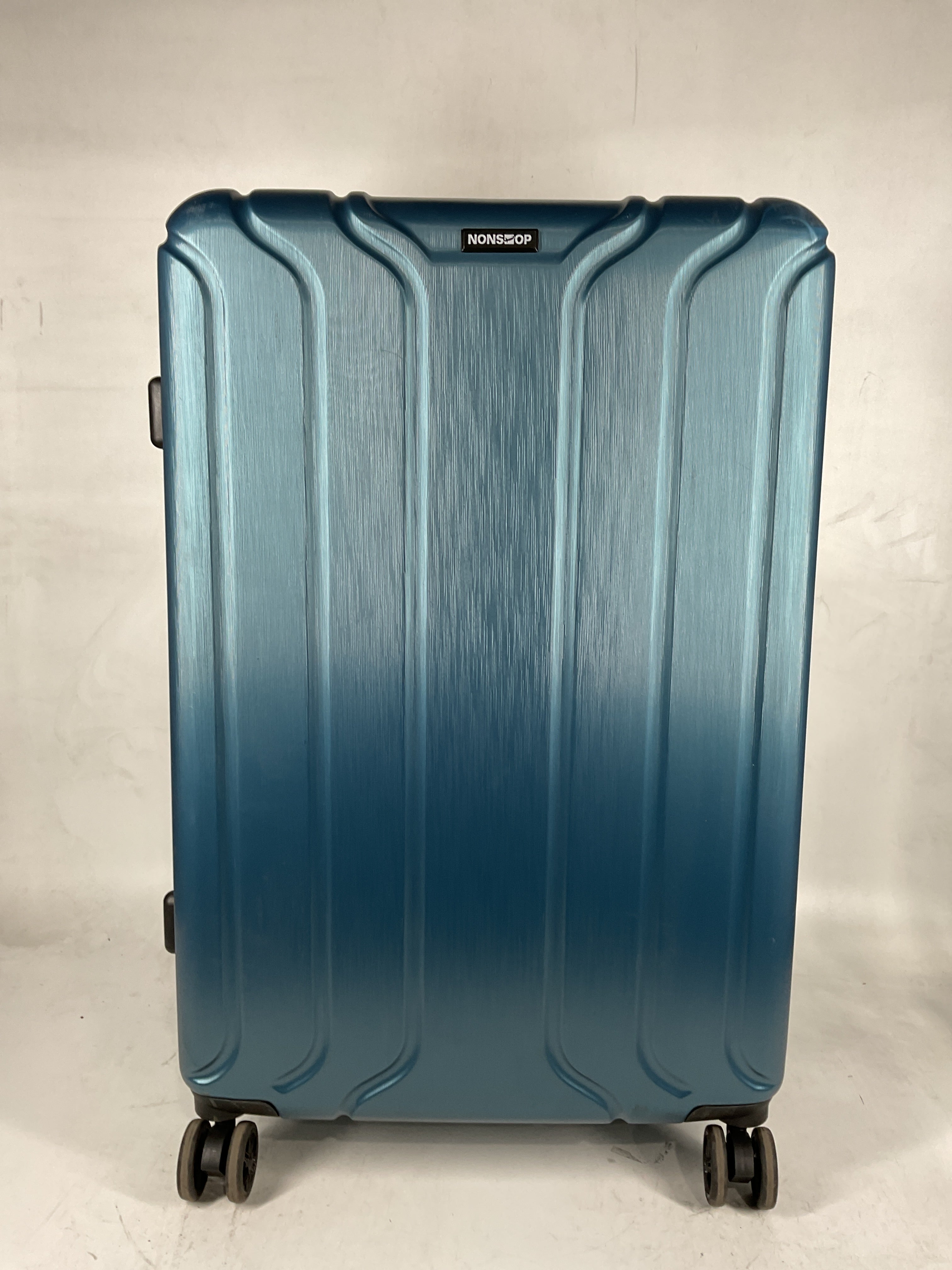 NONSTOP NEW YORK Luggage Expandable Spinner Wheels hard side shell Travel Suitcase Set 3 Piece Lightweight, TSA Lock, Double USB Port + 2 packing cubes Teal 3 Piece Set 20 24 28 U13