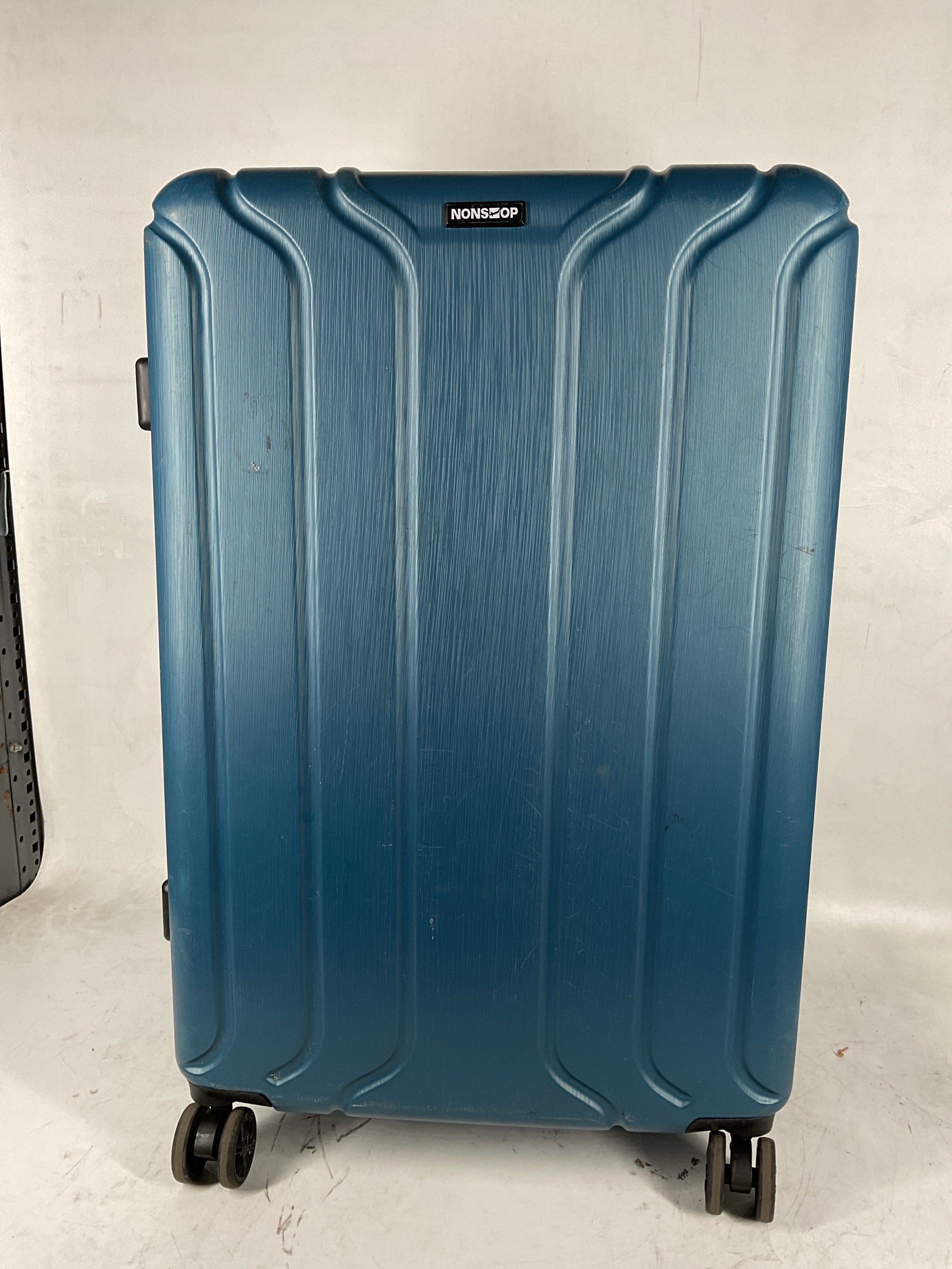 NONSTOP NEW YORK Luggage Expandable Spinner Wheels hard side shell Travel Suitcase Set 3 Piece Lightweight, TSA Lock, Double USB Port + 2 packing cubes Teal 3 Piece Set 20 24 28 U14
