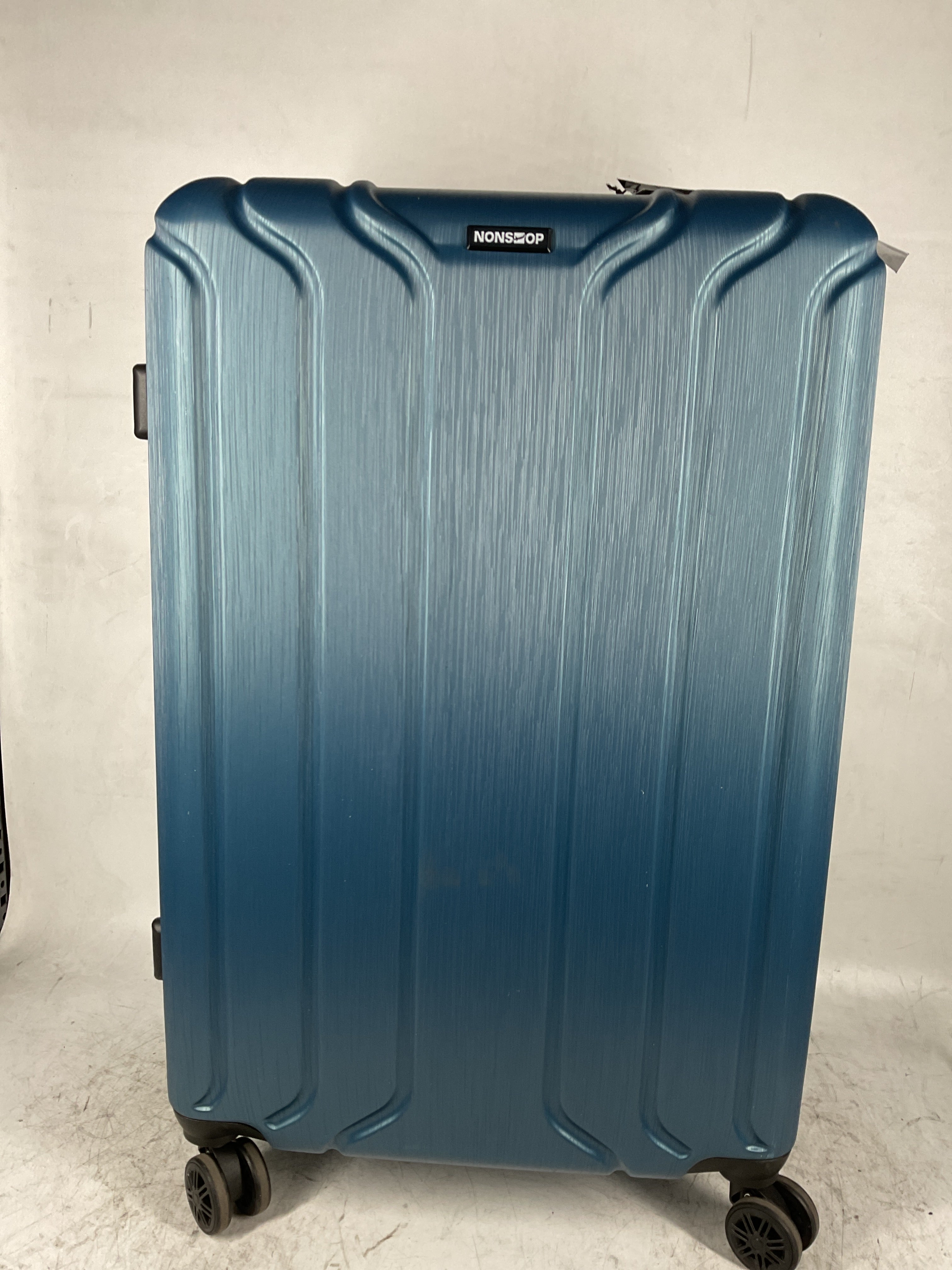 NONSTOP NEW YORK Luggage Expandable Spinner Wheels hard side shell Travel Suitcase Lightweight, TSA Lock, Double USB Port  ( Teal , 3-Piece Set (20/24/28) ) Teal 3 Piece Set 20 24 28 U21