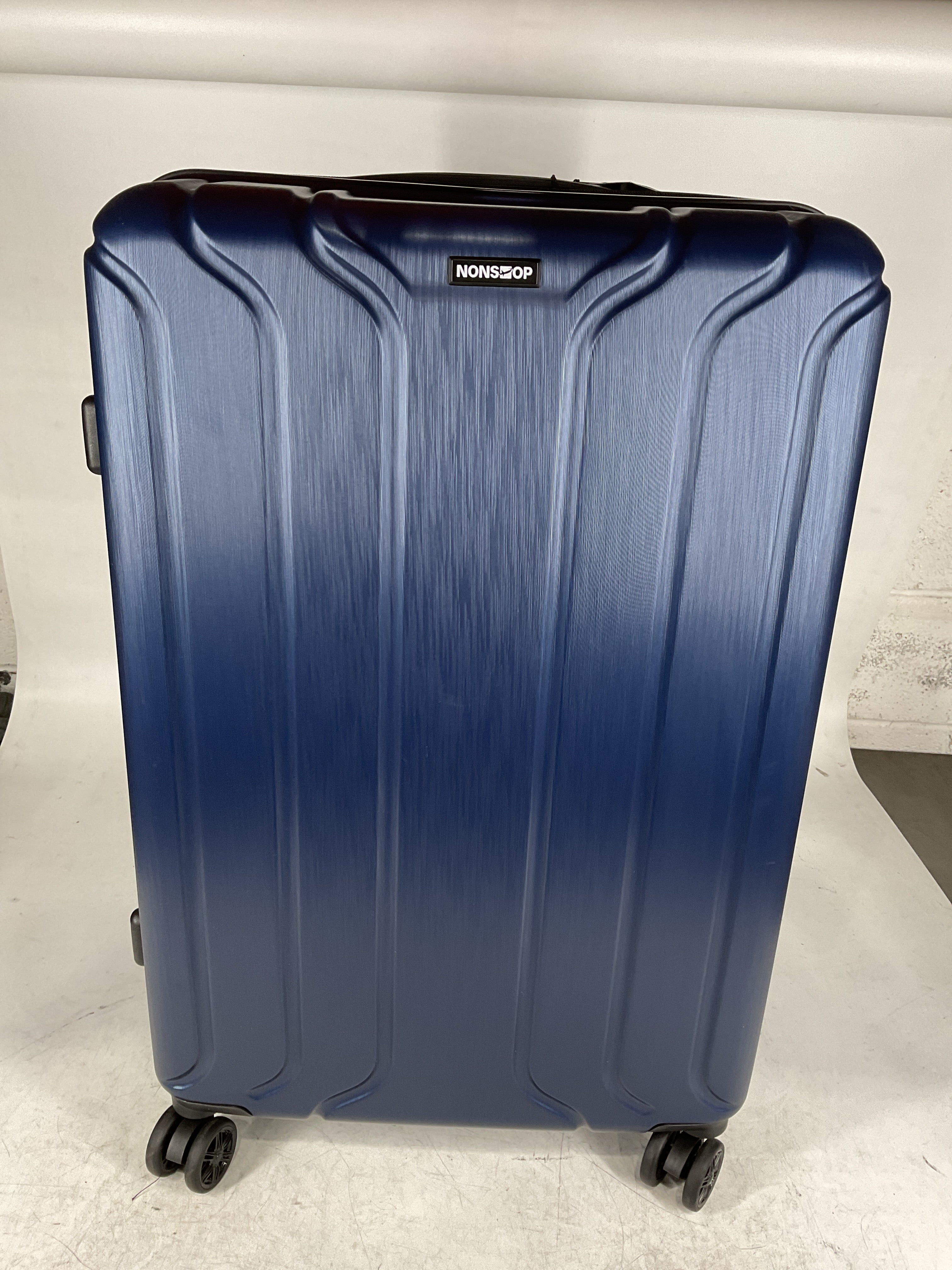 NONSTOP NEW YORK Luggage Expandable Spinner Wheels hard side shell Travel Suitcase Set 3 Piece Lightweight, TSA Lock, Double USB Port + 2 packing cubes U12
