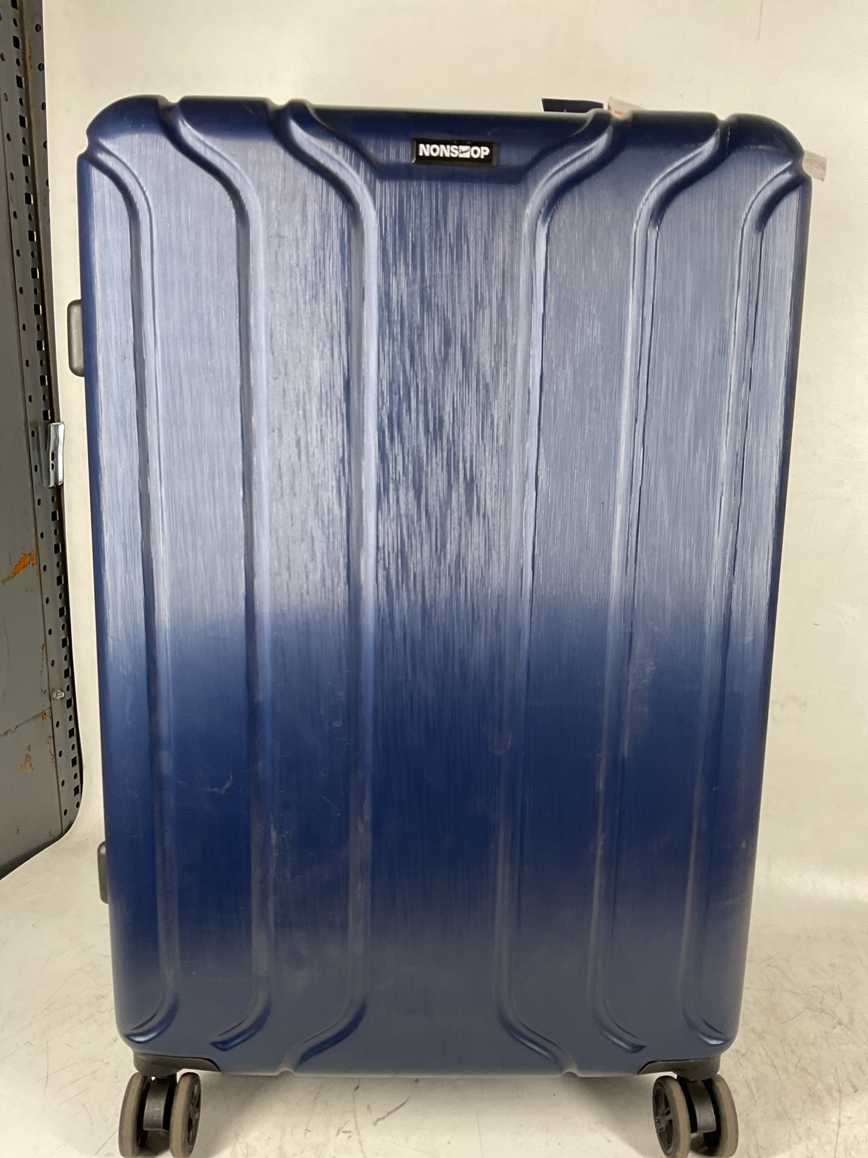 NONSTOP NEW YORK Luggage Expandable Spinner Wheels hard side shell Travel Suitcase Lightweight, TSA Lock, Double USB Port  ( Navy , 3-Piece Set (20/24/28) ) Navy 3 Piece Set 20 24 28 U22