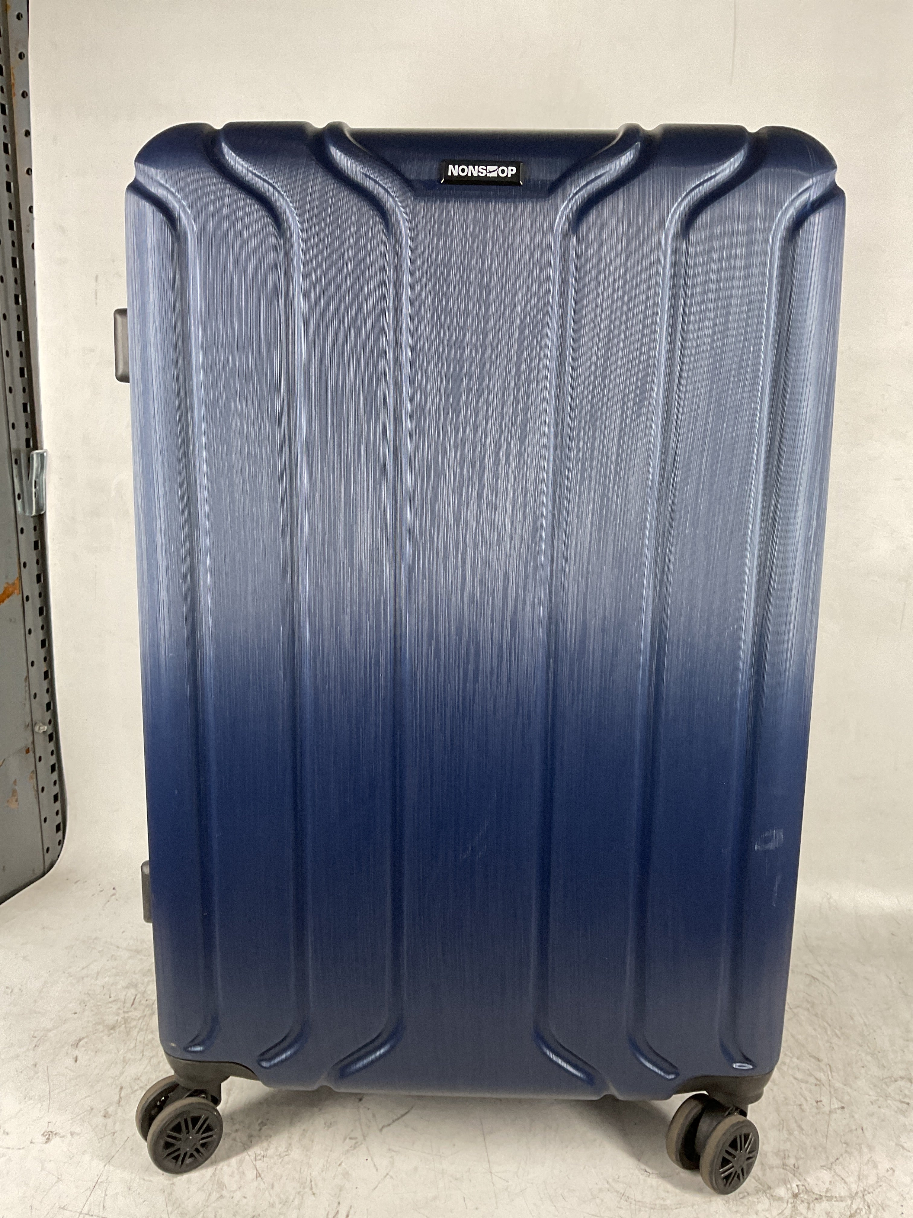 NONSTOP NEW YORK Luggage Expandable Spinner Wheels hard side shell Travel Suitcase Lightweight, TSA Lock, Double USB Port  ( Navy , 3-Piece Set (20/24/28) ) Navy 3 Piece Set 20 24 28 U24