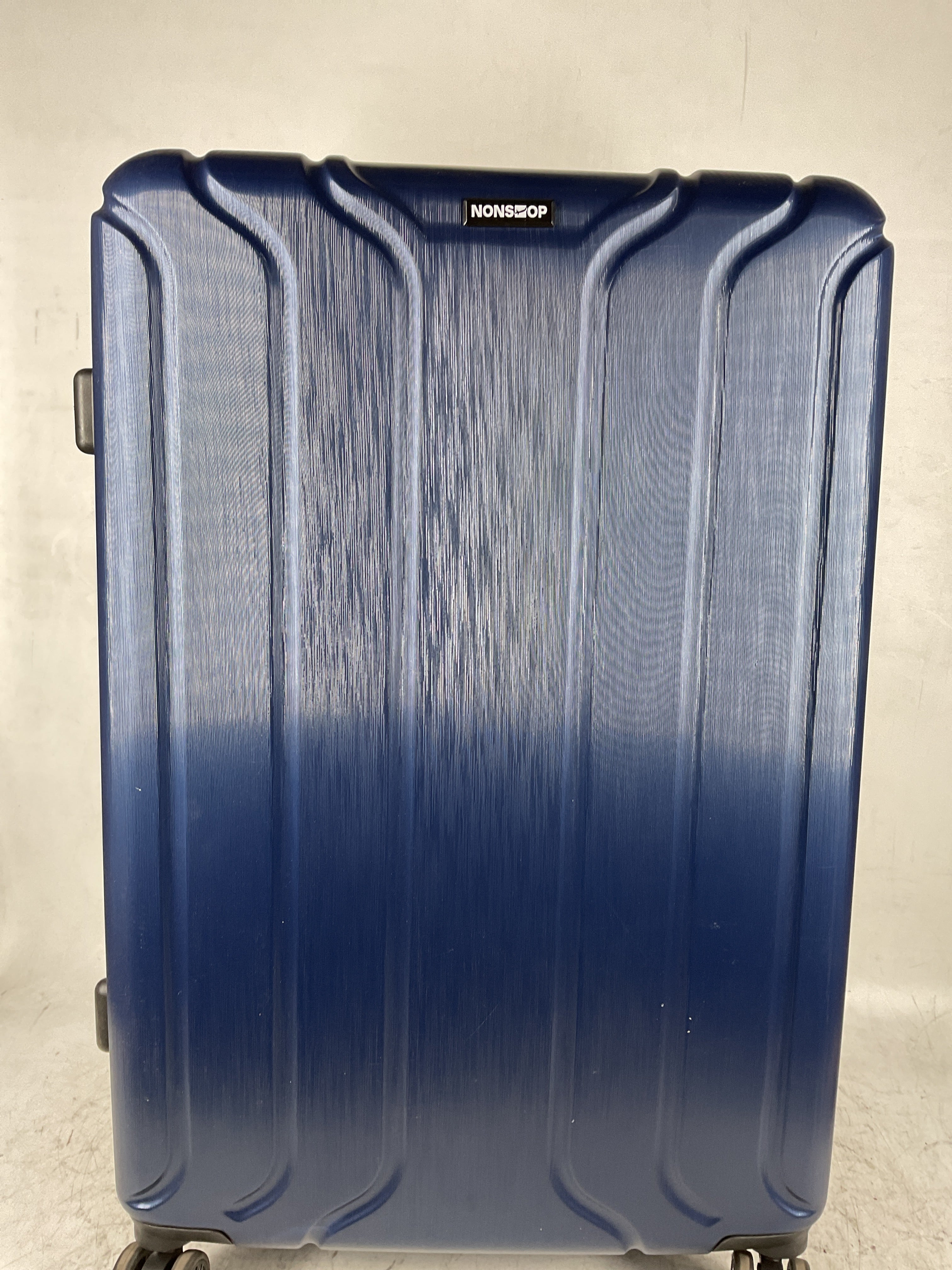 NONSTOP NEW YORK Luggage Expandable Spinner Wheels hard side shell Travel Suitcase Lightweight, TSA Lock, Double USB Port  ( Navy , 3-Piece Set (20/24/28) ) Navy 3 Piece Set 20 24 28 U26