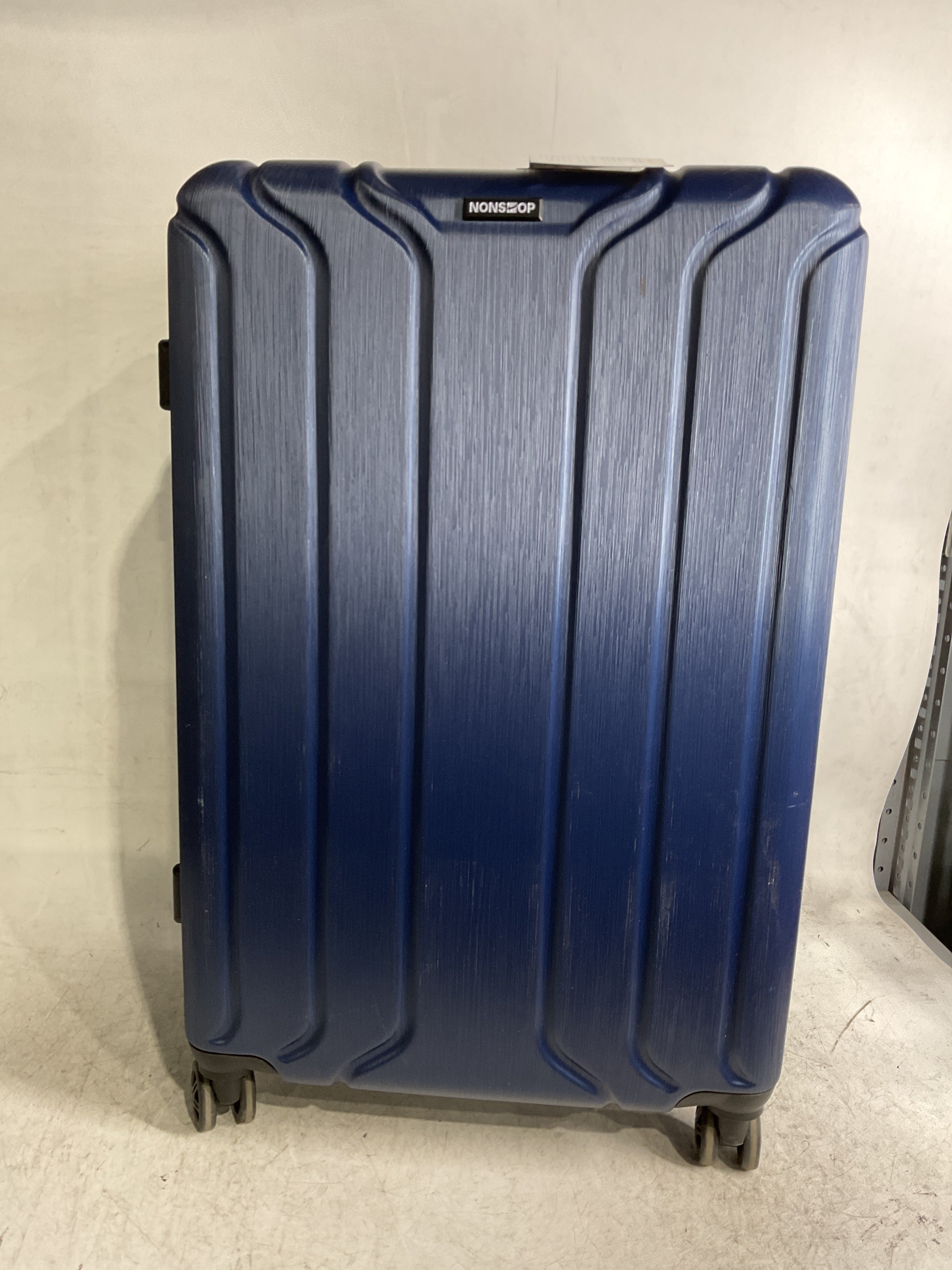 NONSTOP NEW YORK Luggage Expandable Spinner Wheels hard side shell Travel Suitcase Lightweight, TSA Lock, Double USB Port  ( Navy , 3-Piece Set (20/24/28) ) Navy 3 Piece Set 20 24 28 U32