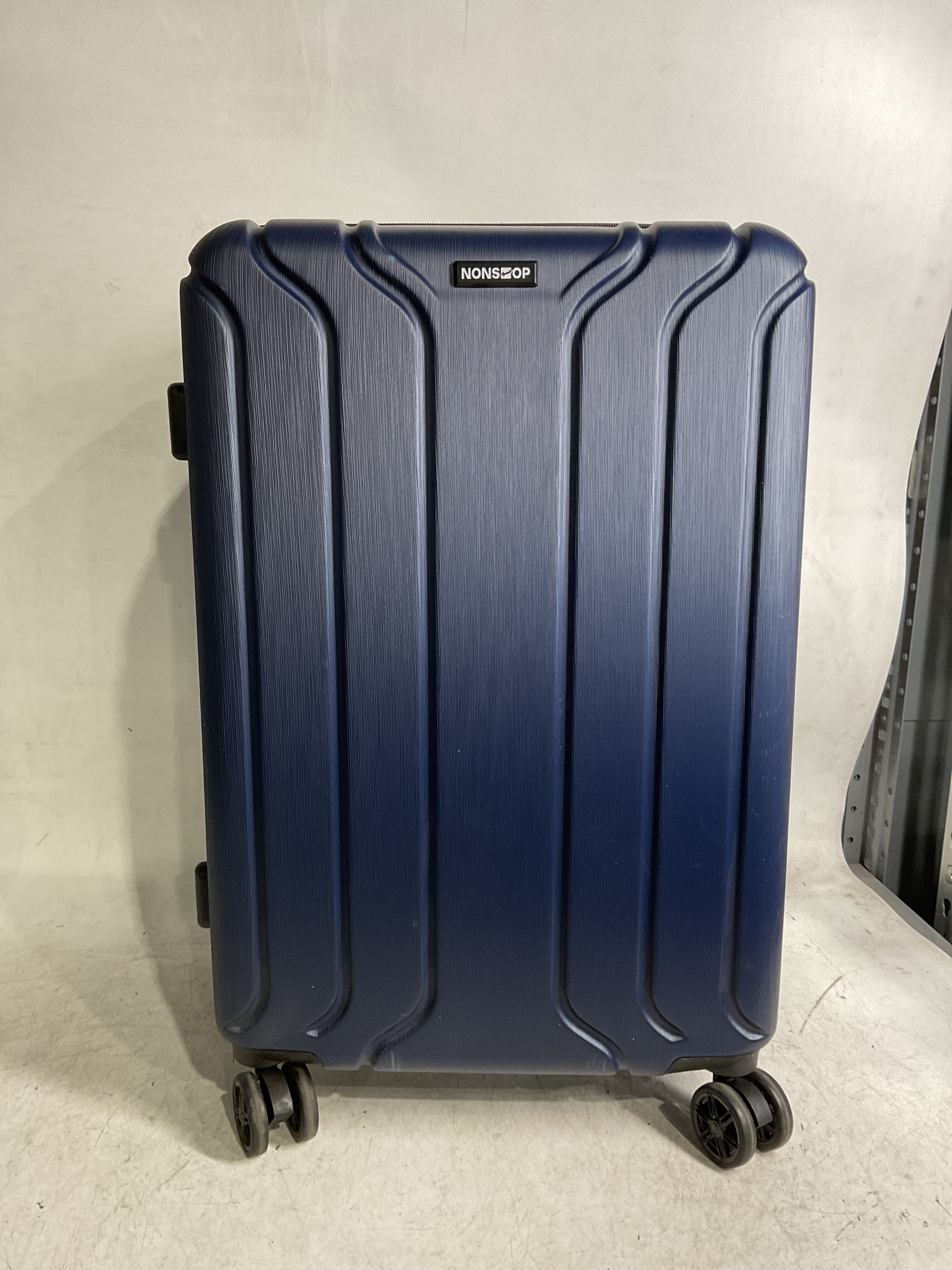 NONSTOP NEW YORK Luggage Expandable Spinner Wheels hard side shell Travel Suitcase Lightweight, TSA Lock, Double USB Port  ( Navy , 3-Piece Set (20/24/28) ) Navy 3 Piece Set 20 24 28 U5