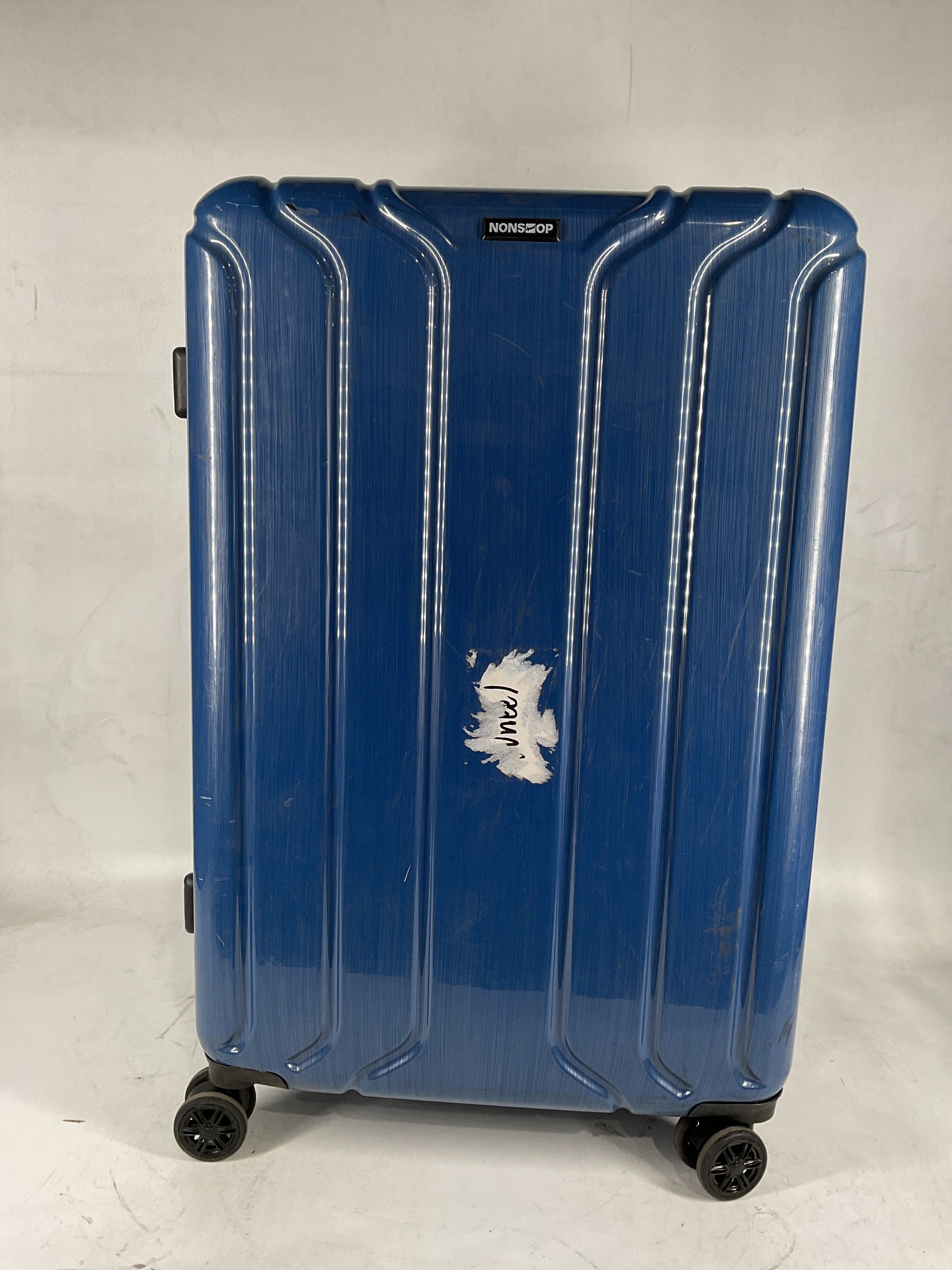 NONSTOP New York Elite Luggage Expandable Lightweight Spinner Wheels hard side shell Travel Suitcase Set, TSA Lock, Double USB Port, 3 packing cubes Denim Blue 3 Piece Set 20 24 28 U2