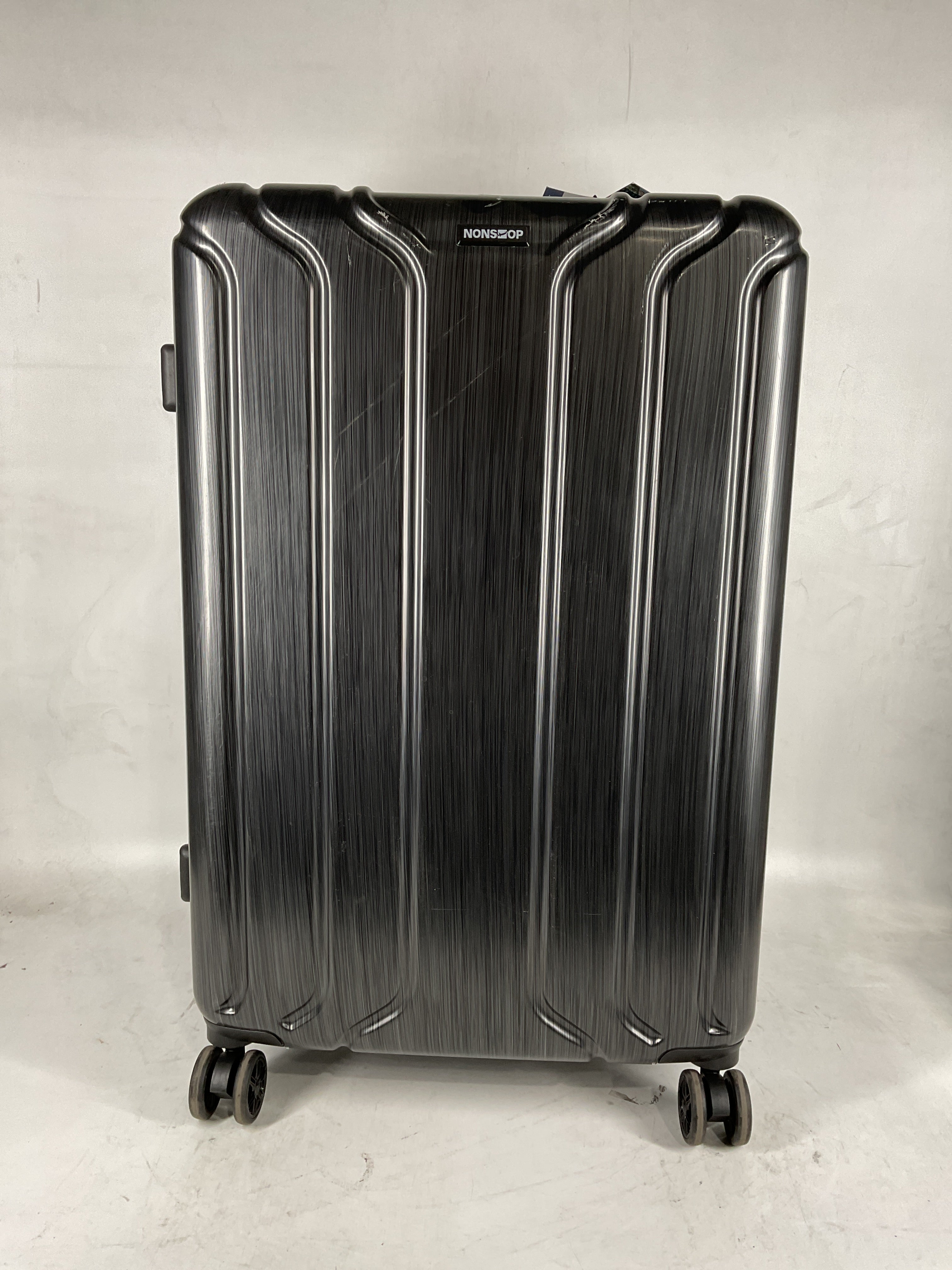 NONSTOP New York Elite Luggage Expandable Lightweight Spinner Wheels hard side shell Travel Suitcase Set, TSA Lock, Double USB Port, 3 packing cubes Charcoal 3 Piece Set 20 24 28 U1