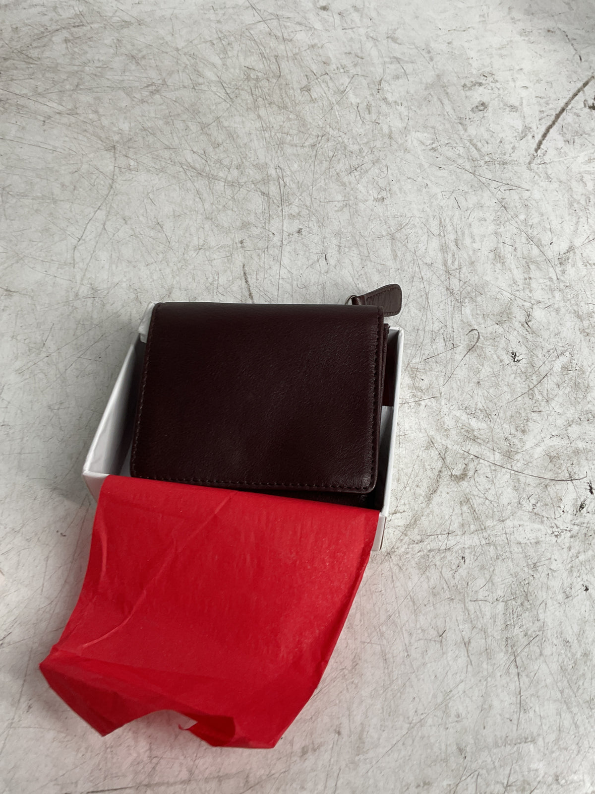 Osgoode Marley Cashmere RFID Blocking Mens Tri-Fold Leather Wallet ( Brandy , One Size ) Brandy One Size U1