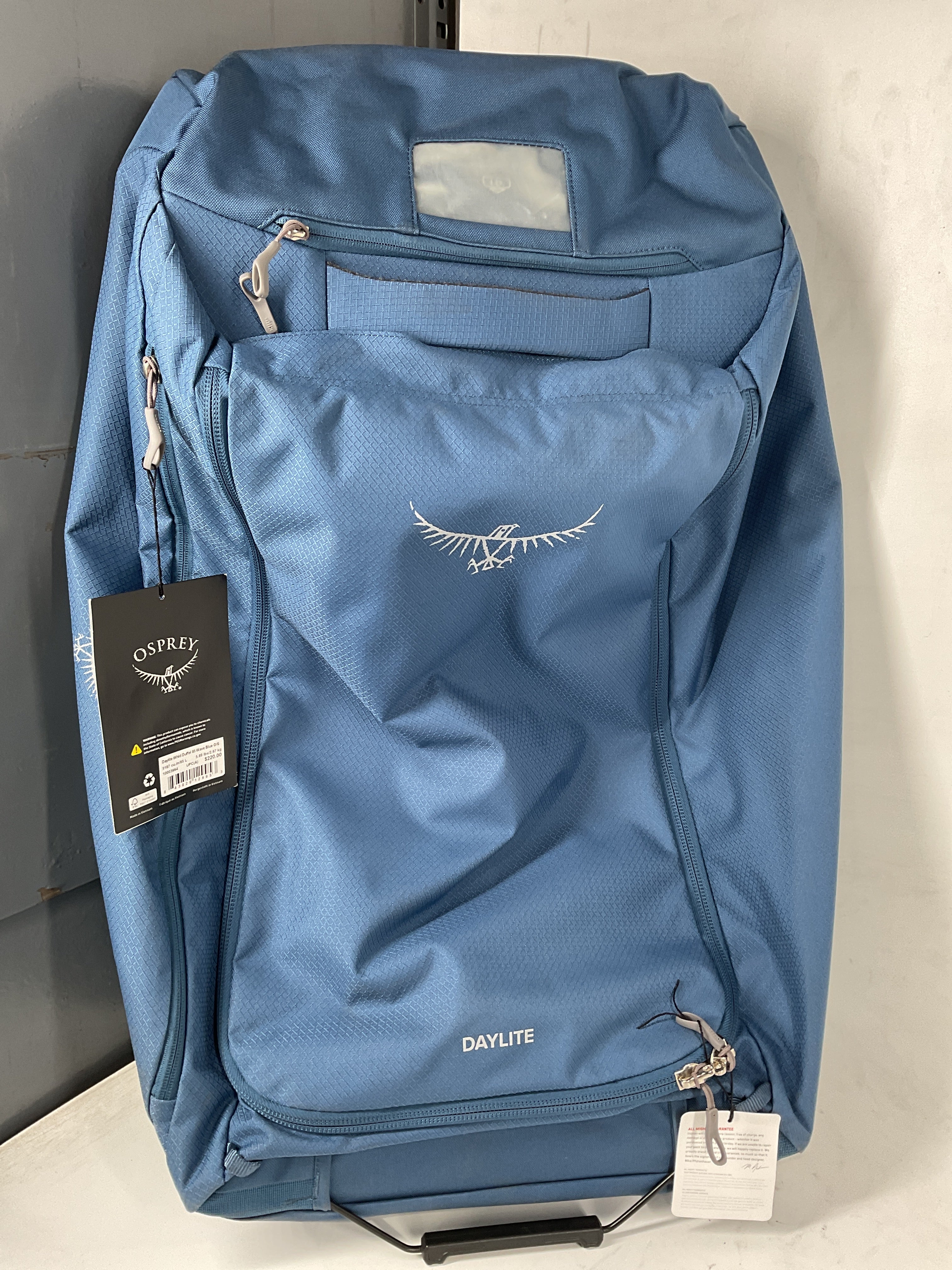 Osprey Packs Daylite Wheeled Duffel 85L Wave Blue One Size U1