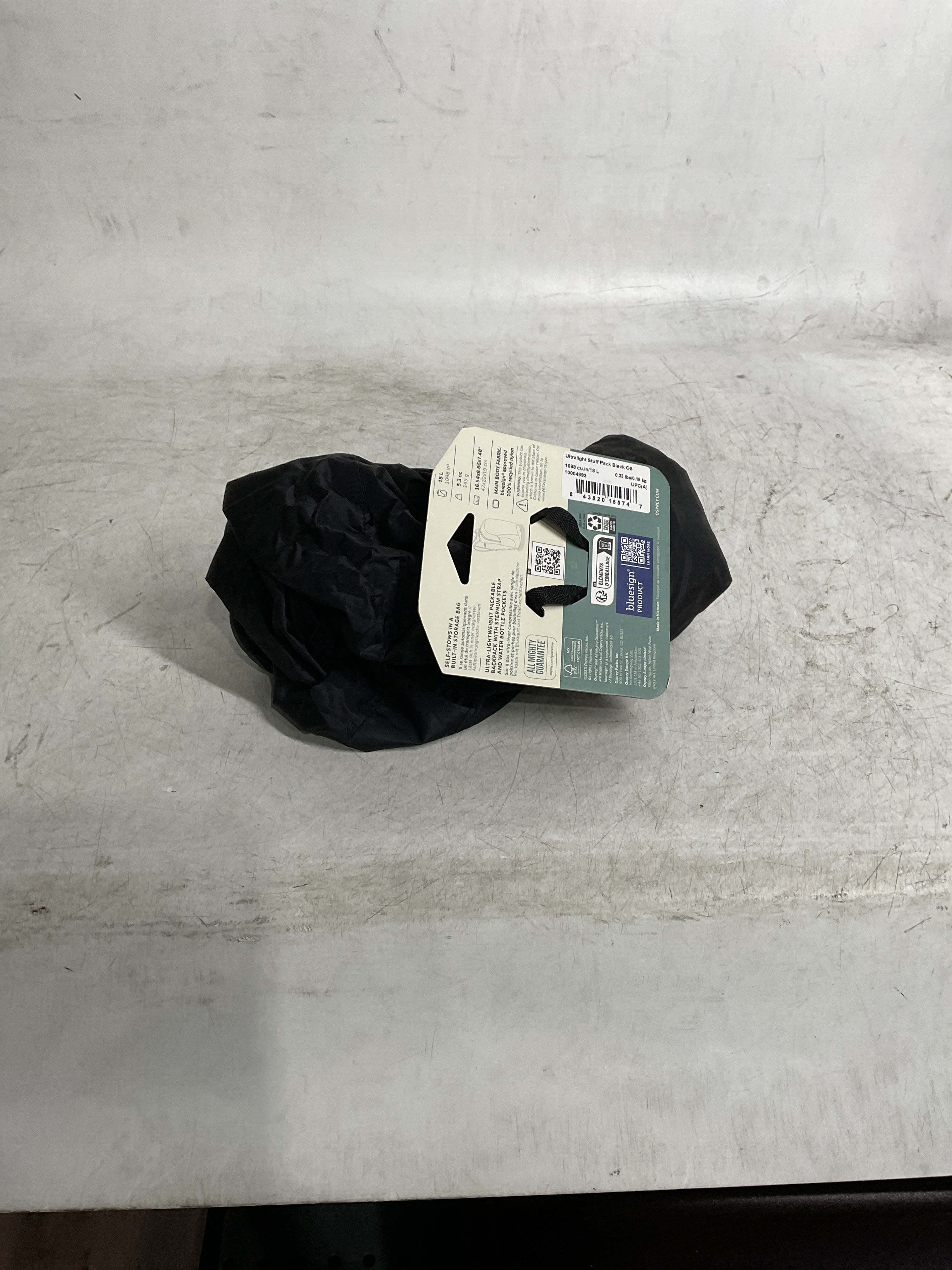 Osprey Packs Ultralight Stuff Pack ( Black , One Size ) Black One Size U3