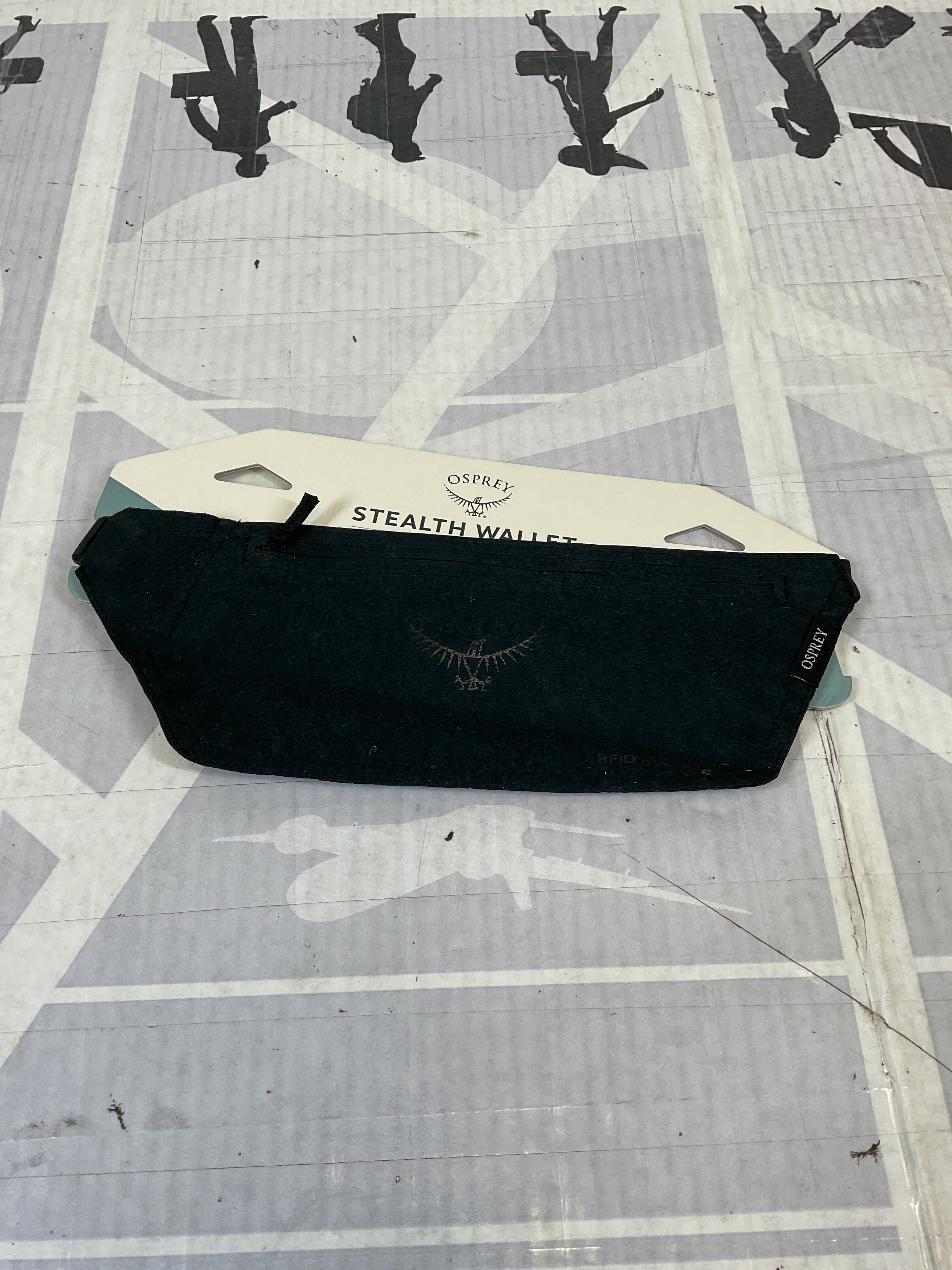 Osprey Stealth Wallet ( Black ) Black  U1