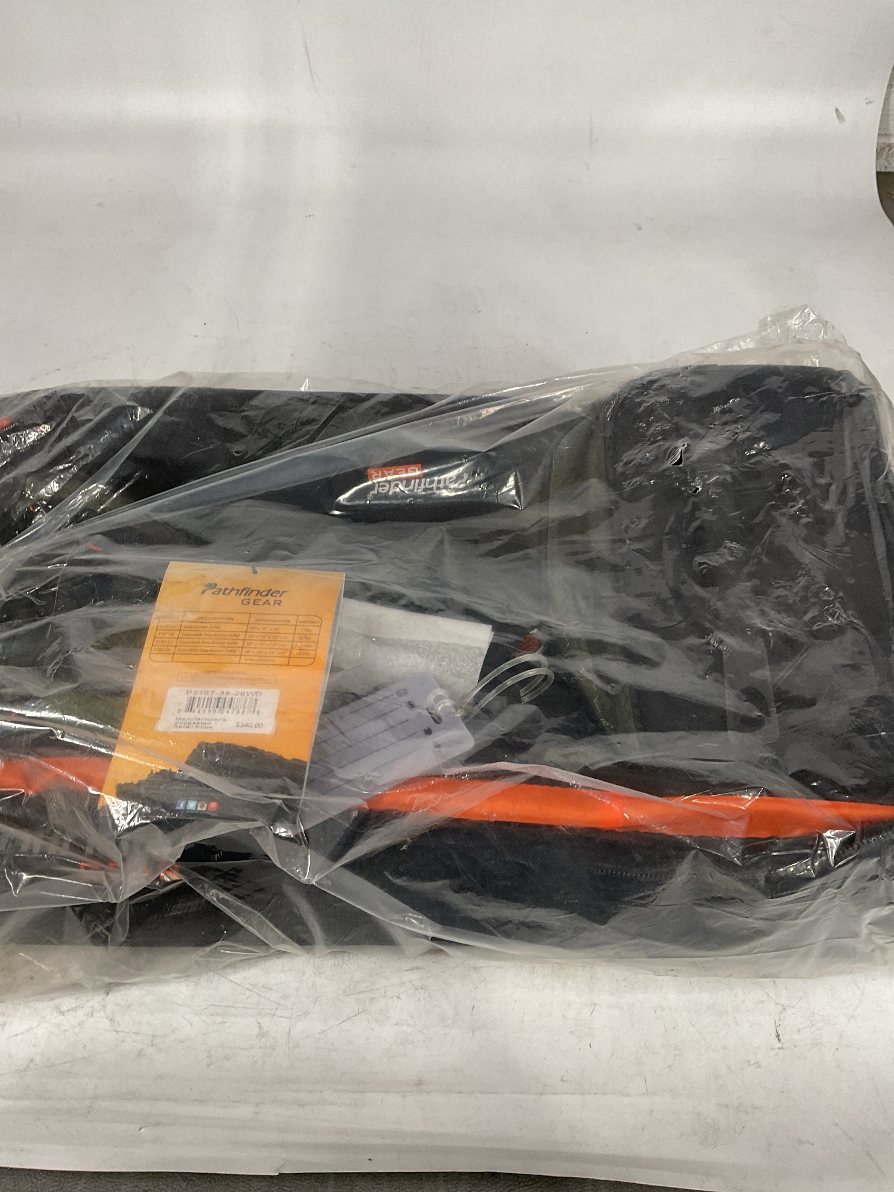 Pathfinder Gear 26 Inch Rolling Drop Bottom Duffel, Black, One Size U2