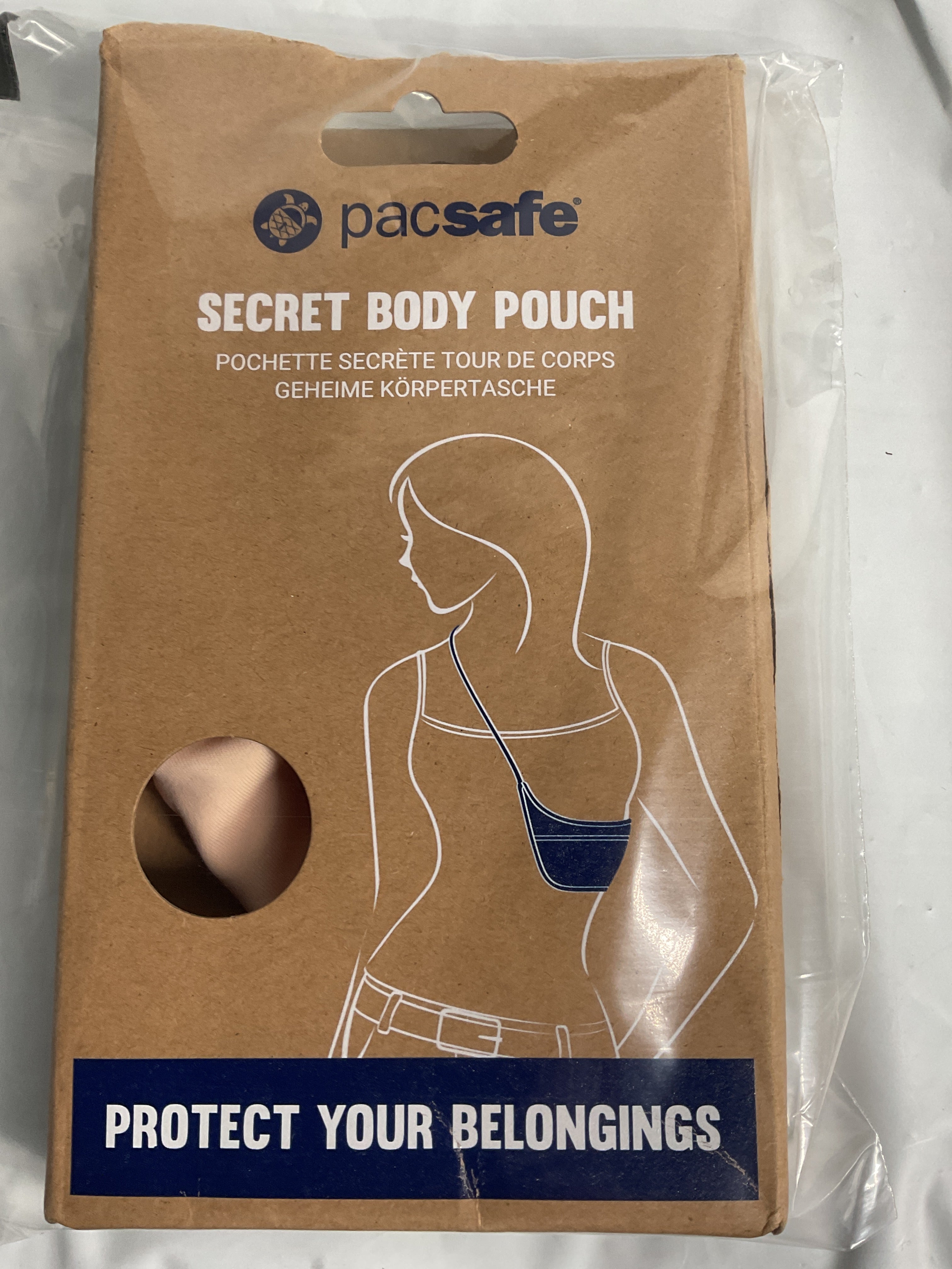 Pacsafe Coversafe S80 Anti-Theft Secret Body Pouch ( Orchid Pink , One Size ) Orchid Pink One Size U2