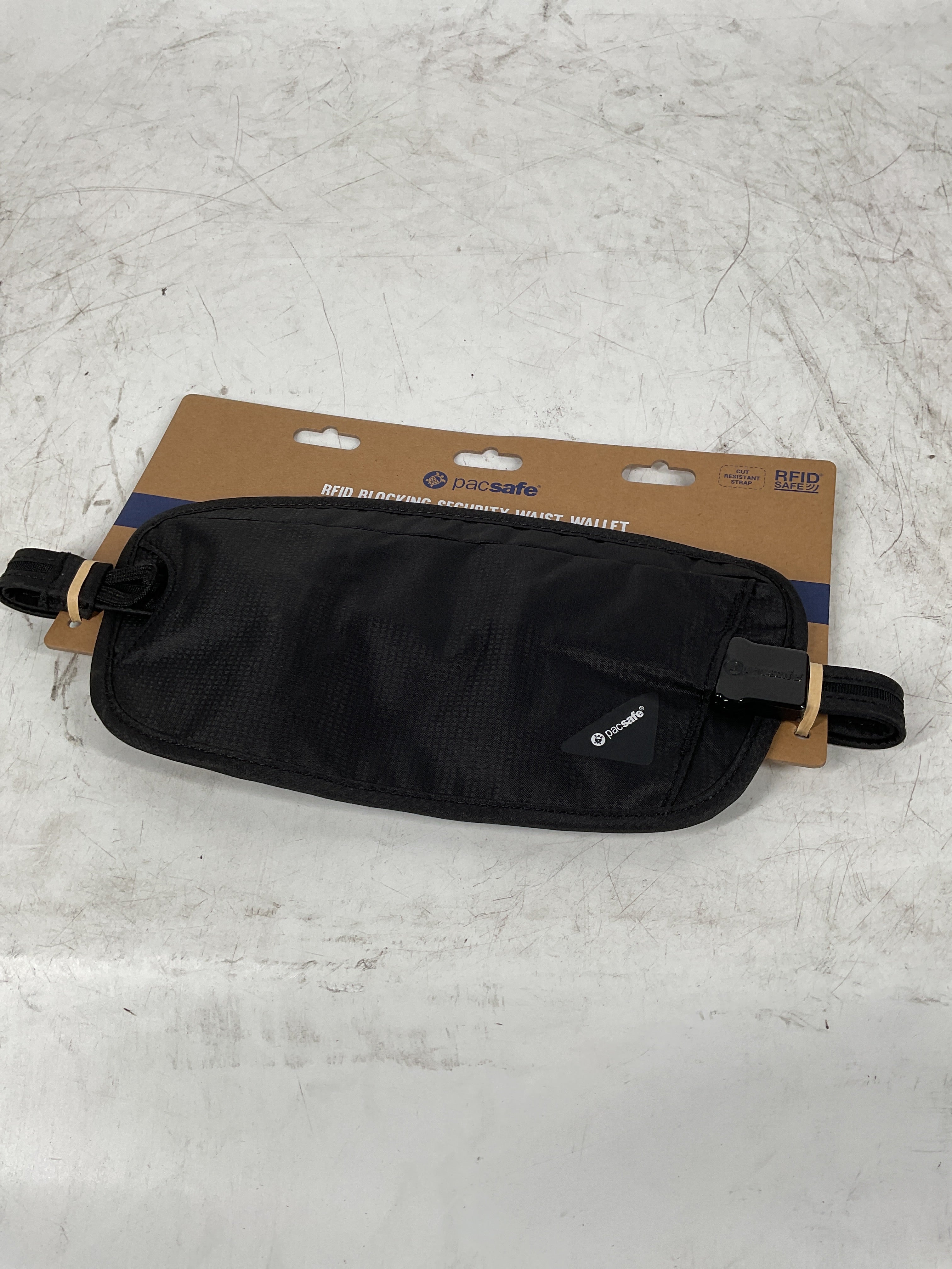 Pacsafe Coversafe X100 Anti-Theft RFID Blocking Waist Wallet Black One Size U2