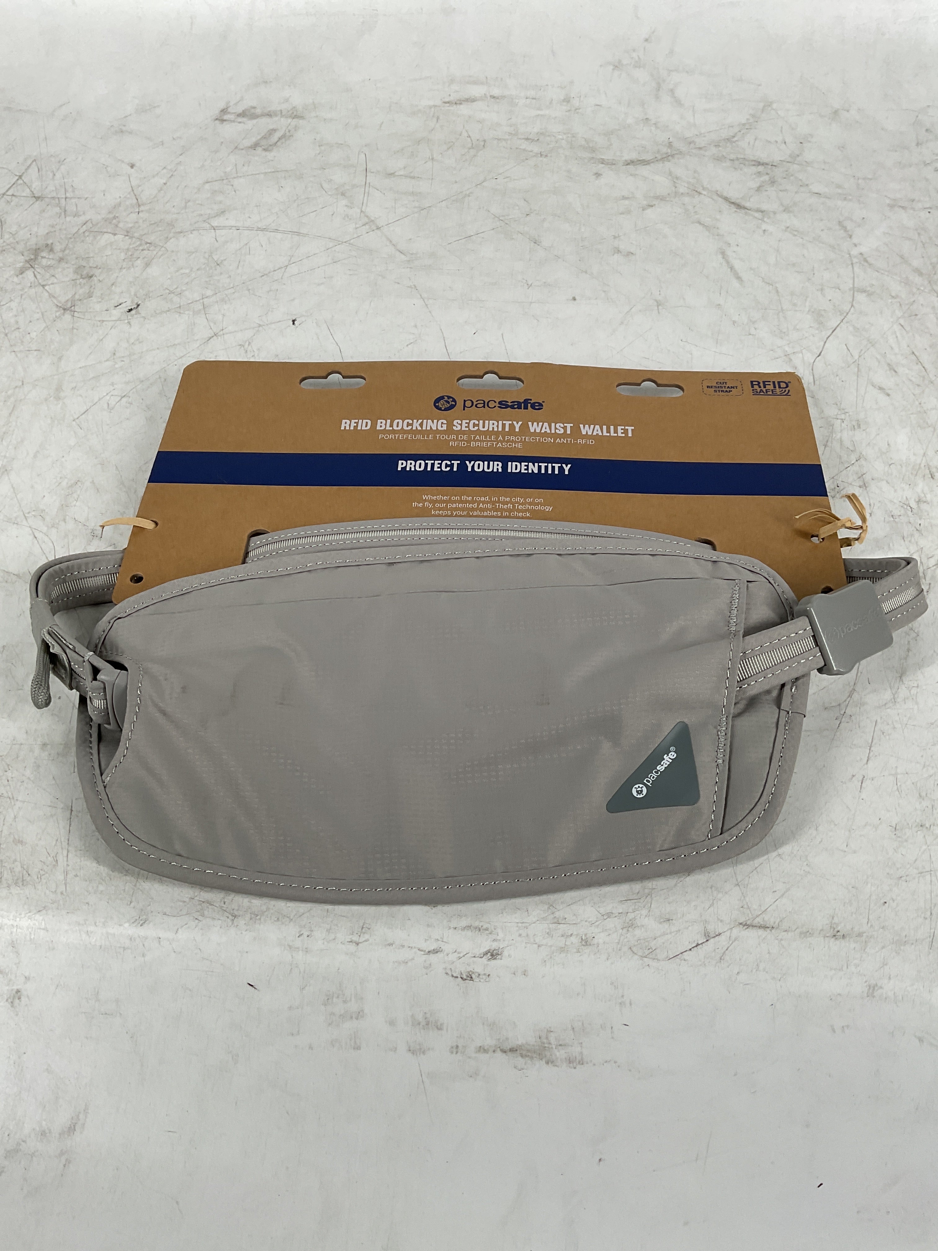 Pacsafe Coversafe X100 Anti-Theft RFID Blocking Waist Wallet ( Neutral Grey , One Size ) Neutral Grey One Size U4