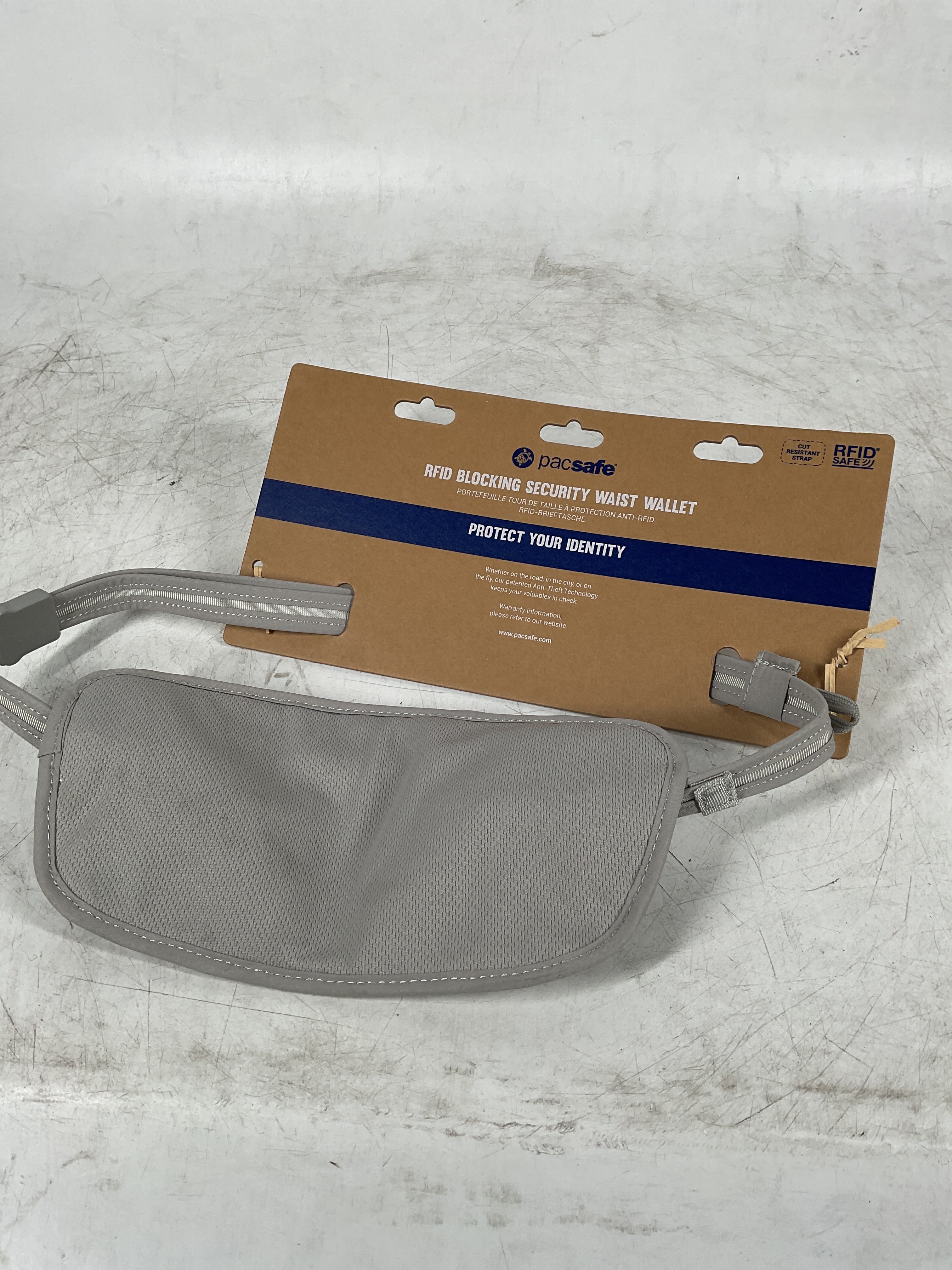 Pacsafe Coversafe X100 Anti-Theft RFID Blocking Waist Wallet ( Neutral Grey , One Size ) Neutral Grey One Size U5