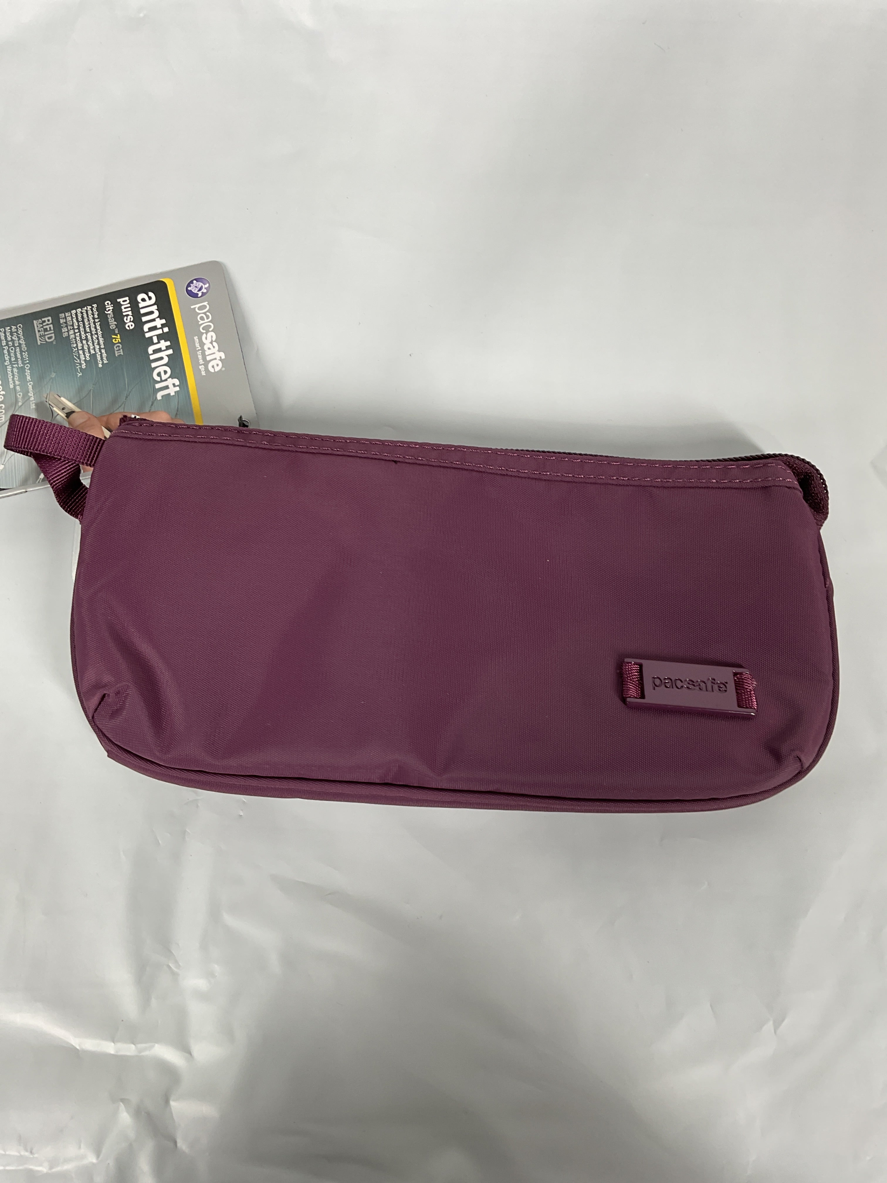 Pacsafe Citysafe 75 GII Purse ( Plum , One Size ) Plum One Size U1